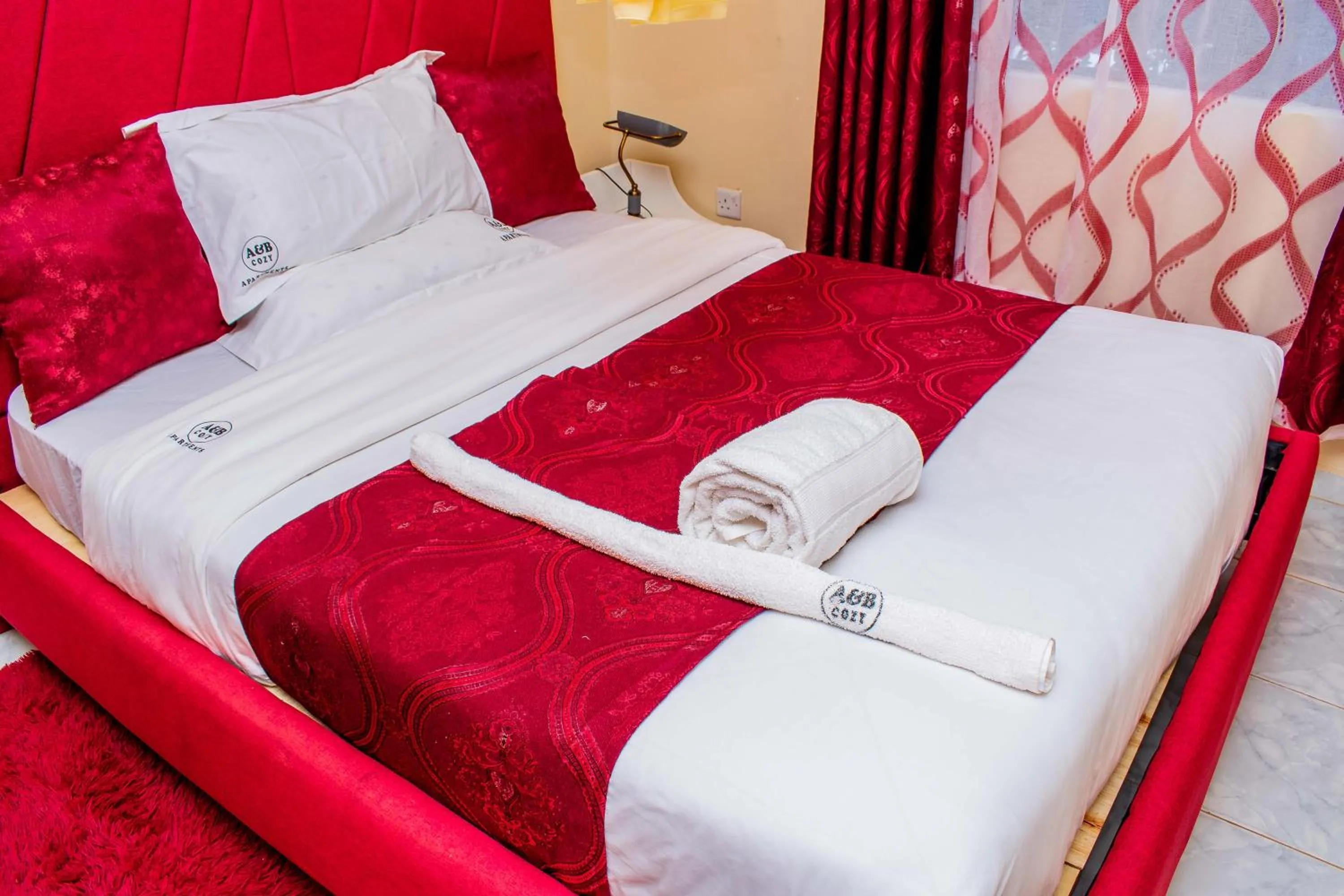 Bed in A&B Cozy Apartments Kitale