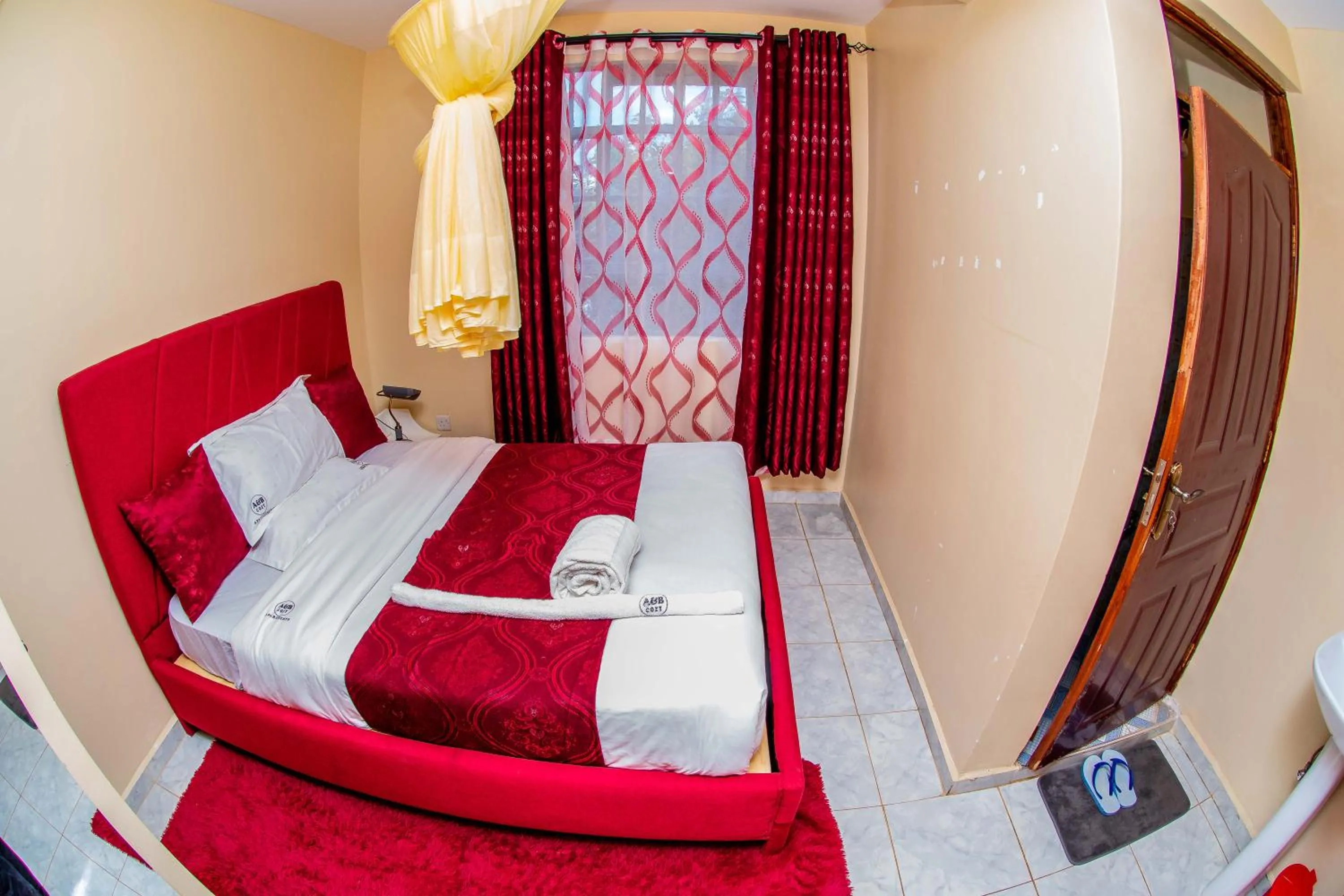 Bed in A&B Cozy Apartments Kitale