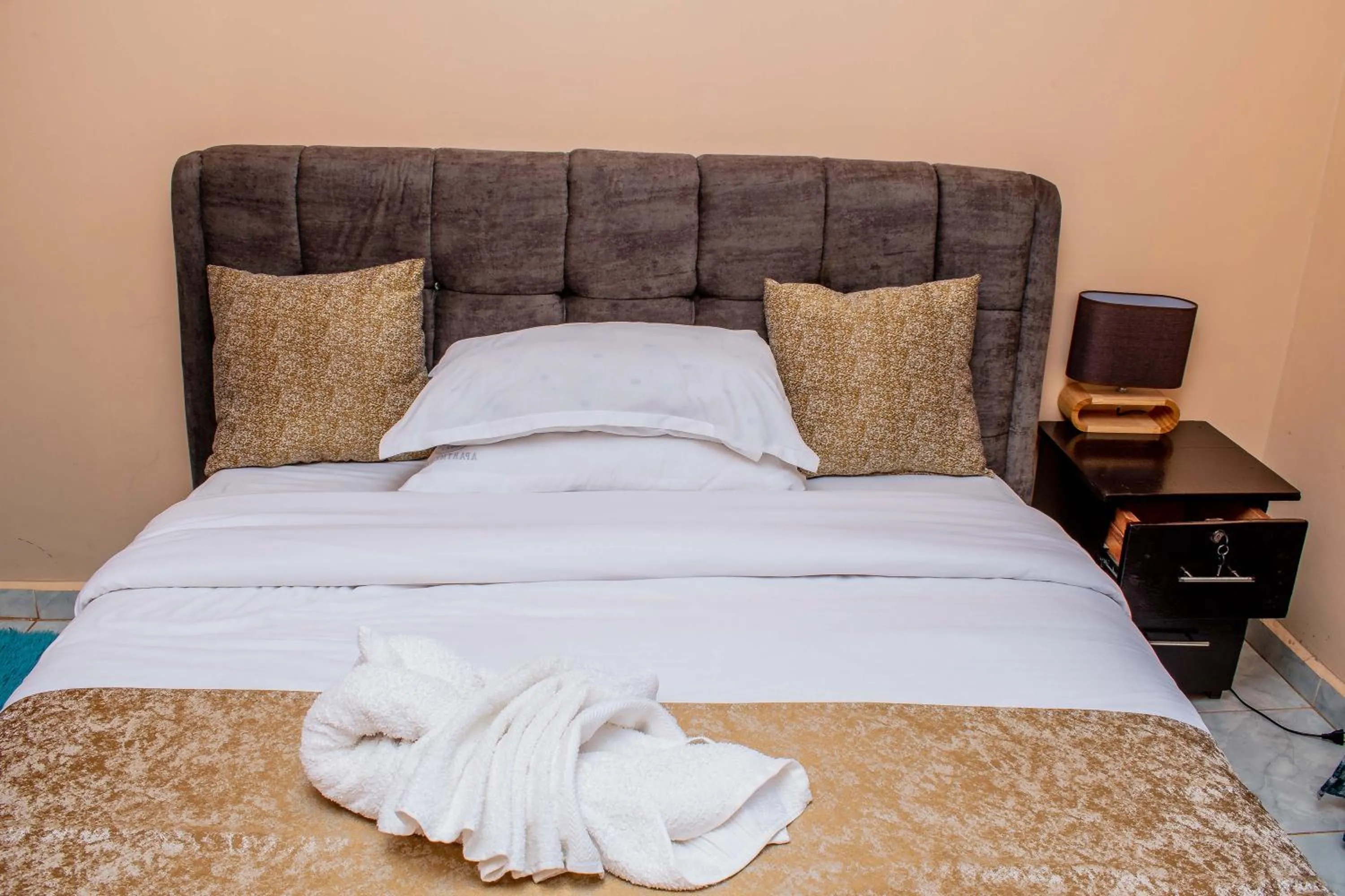 Bed in A&B Cozy Apartments Kitale