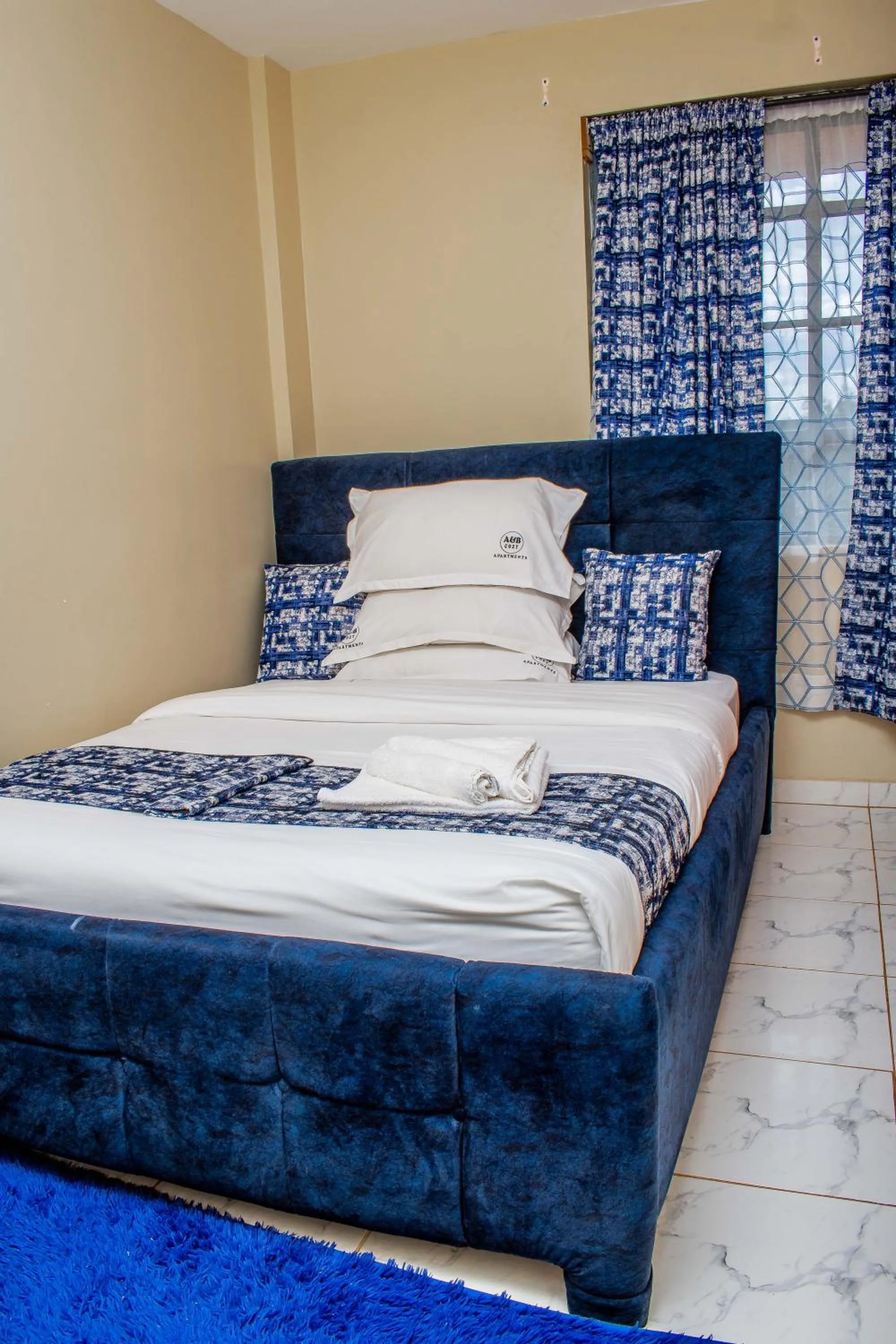 Bed in A&B Cozy Apartments Kitale