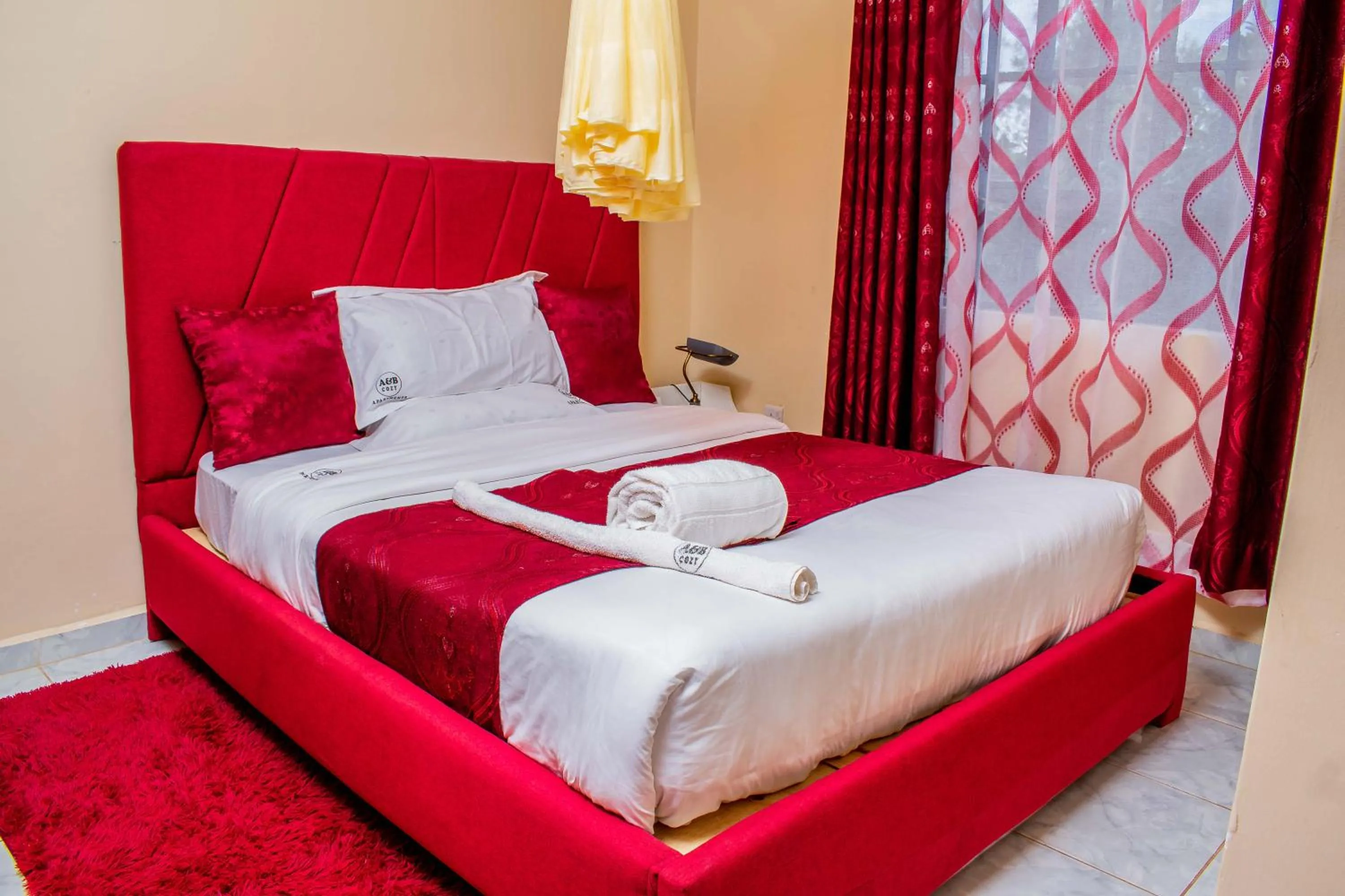 Bed in A&B Cozy Apartments Kitale