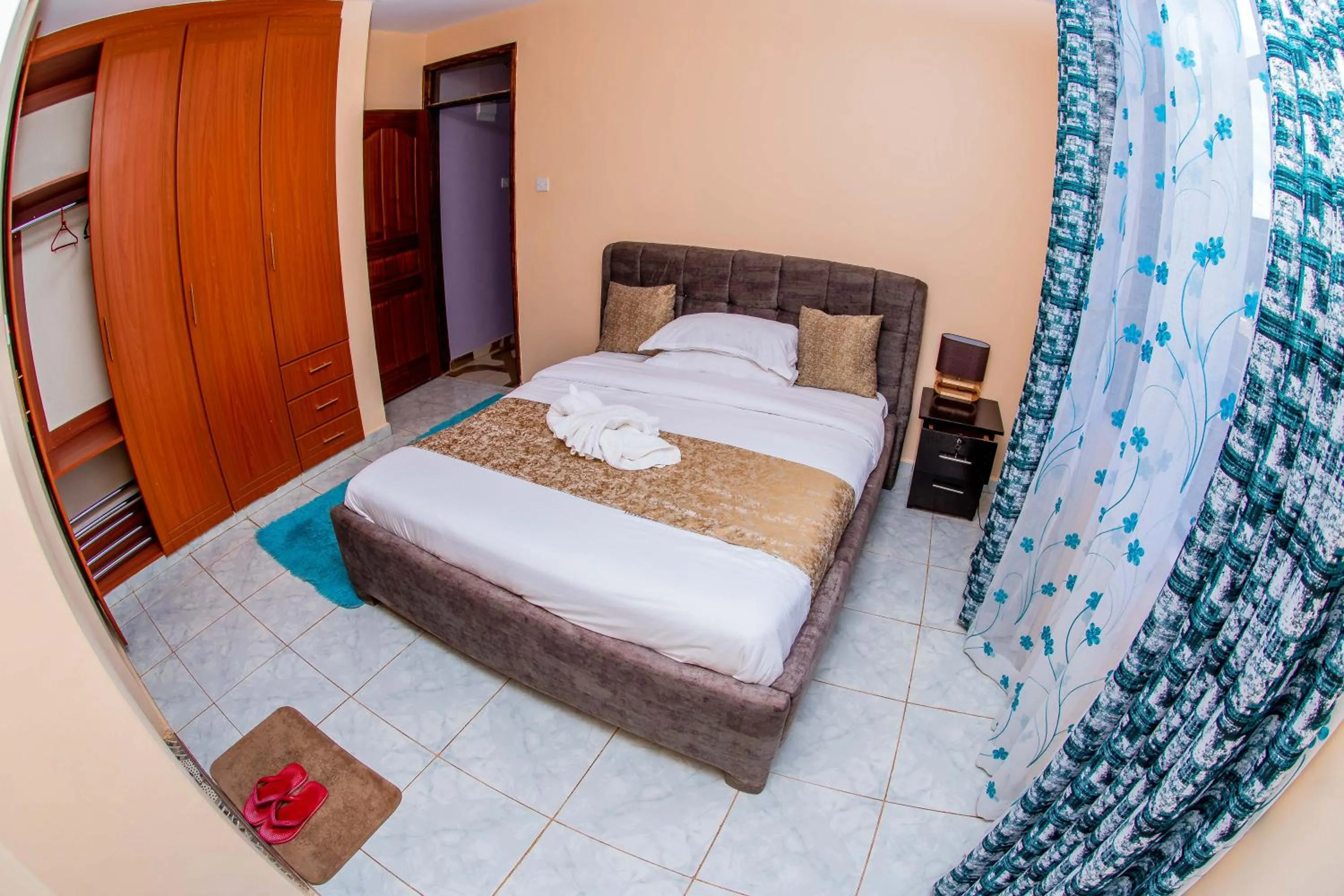Bed in A&B Cozy Apartments Kitale