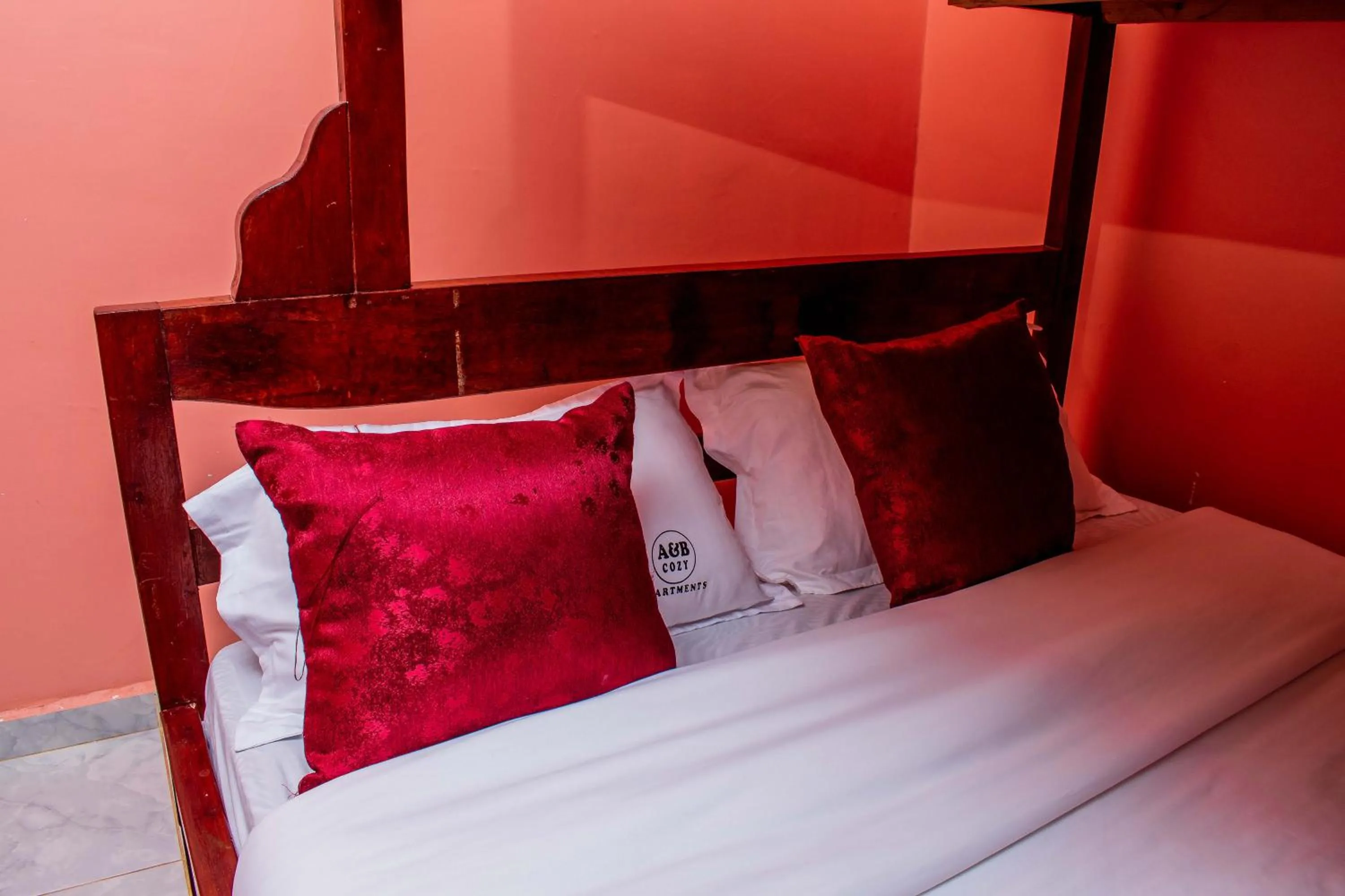 Bed in A&B Cozy Apartments Kitale