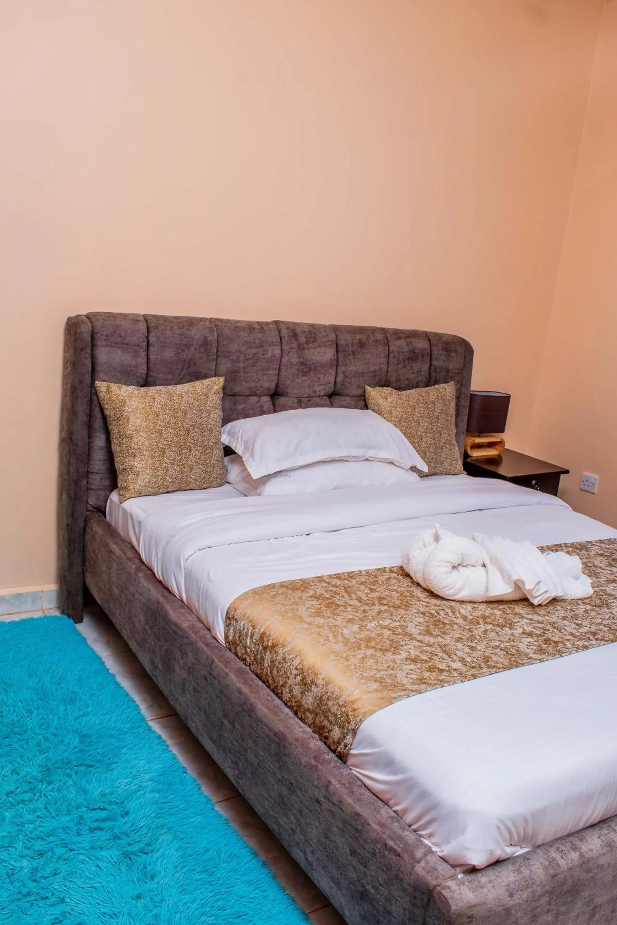 Bed in A&B Cozy Apartments Kitale