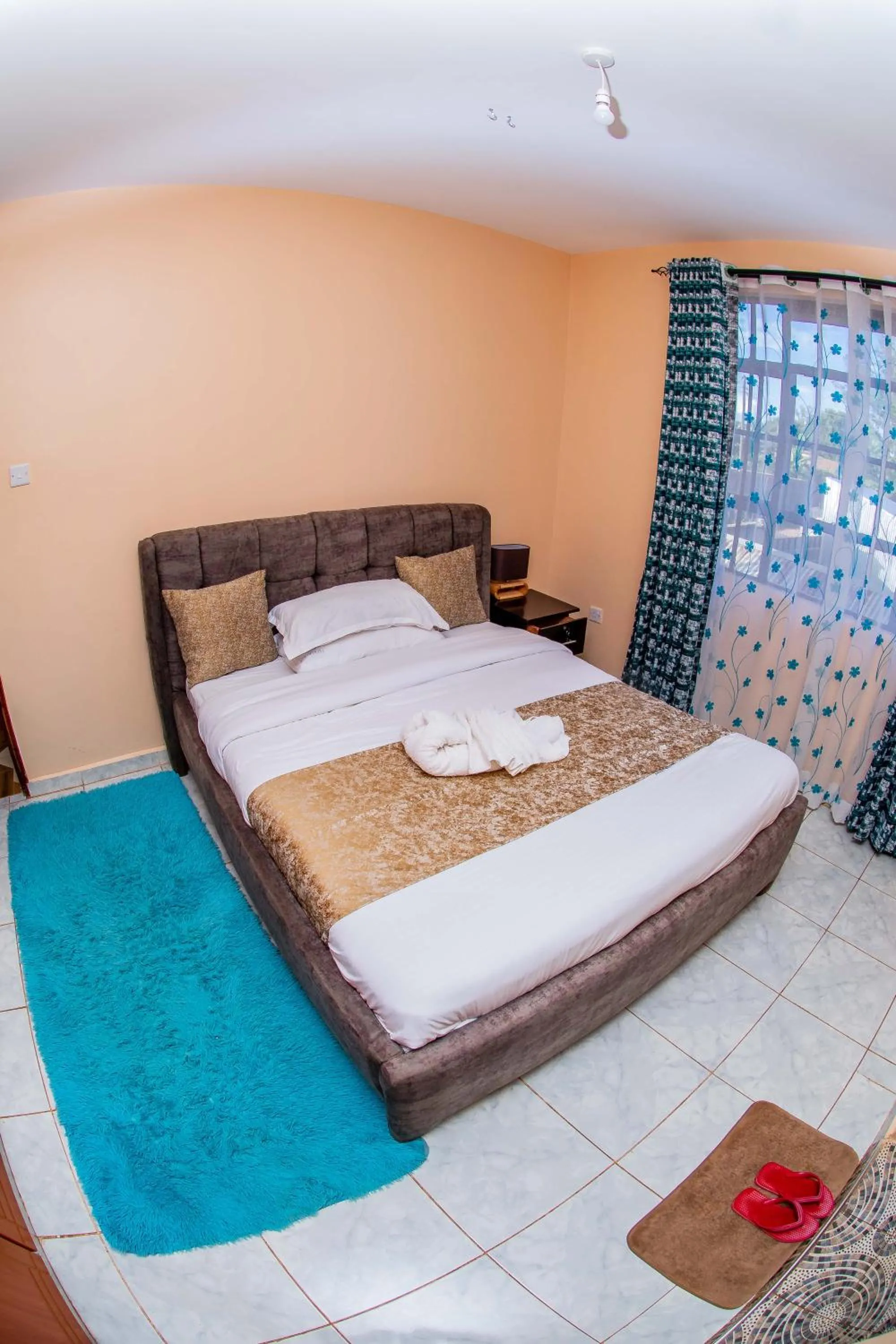 Bed in A&B Cozy Apartments Kitale