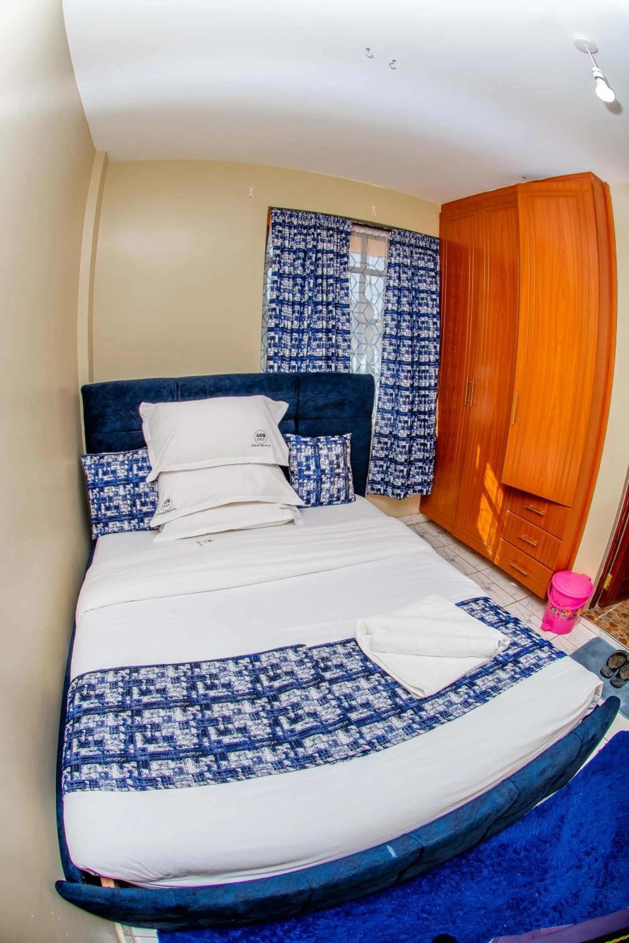 Bed in A&B Cozy Apartments Kitale