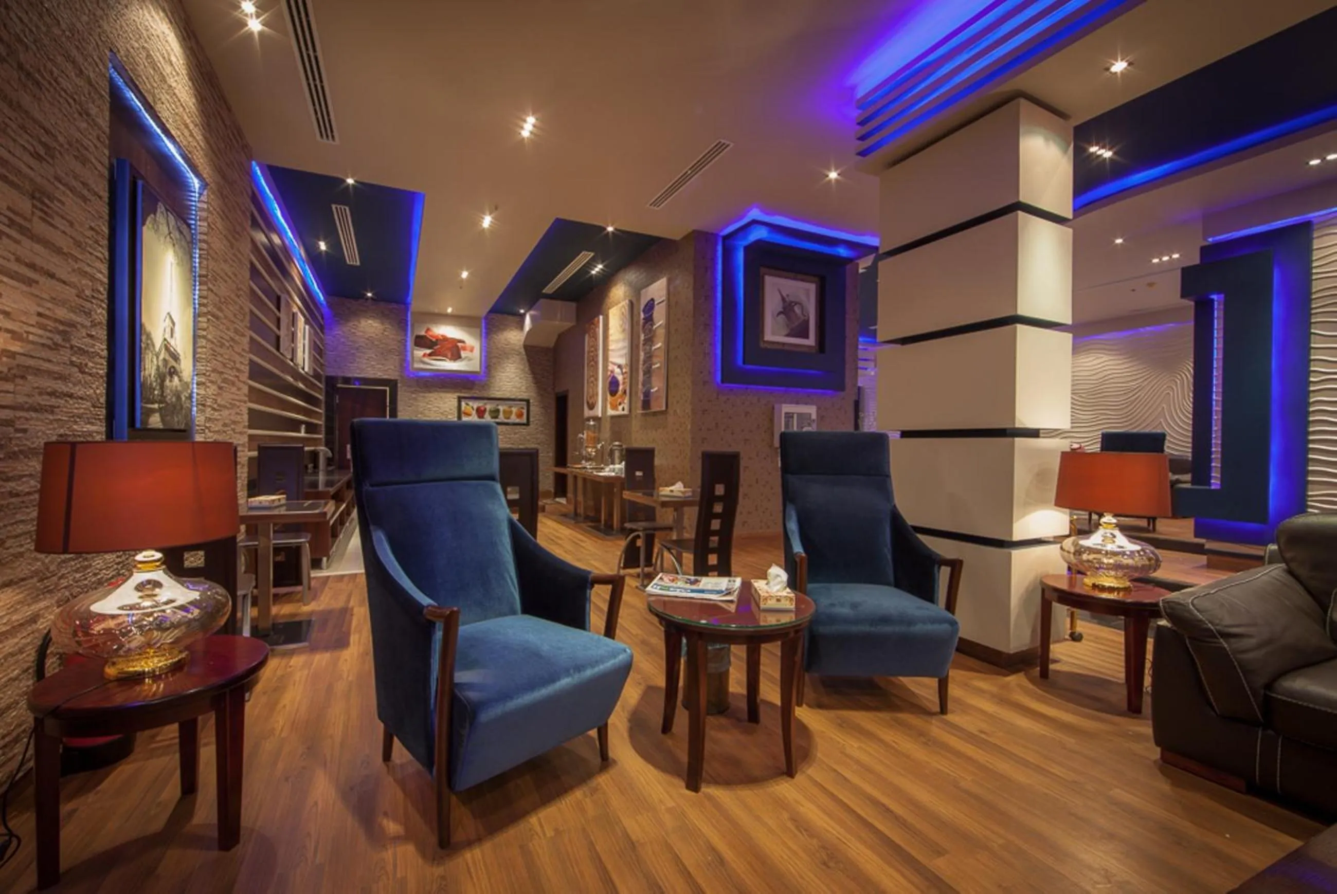 Lobby or reception in Taleen Serviced Apartments AlSahafa