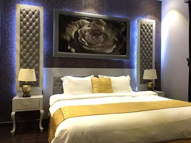 Bed in Taleen Serviced Apartments AlSahafa