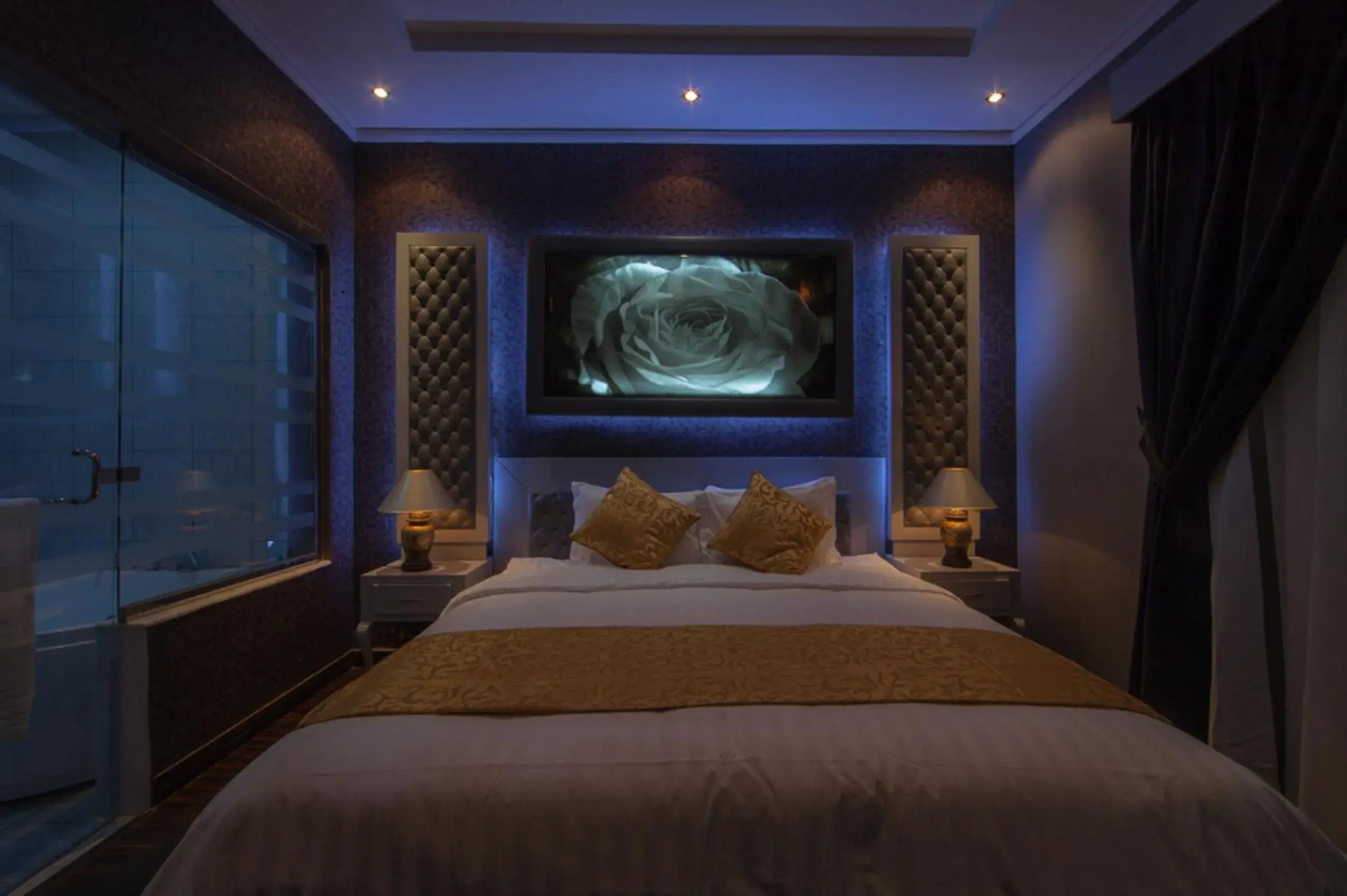 Bathroom, Bed in Taleen Serviced Apartments AlSahafa Bathroom, Bed in Taleen Serviced Apartments AlSahafa