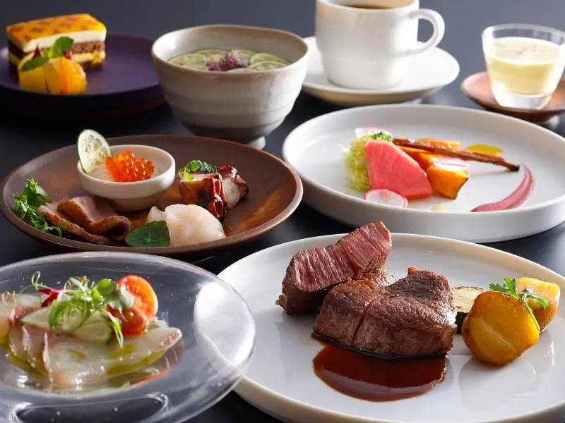 Dinner in Hotel Nara Sakurai No Sato