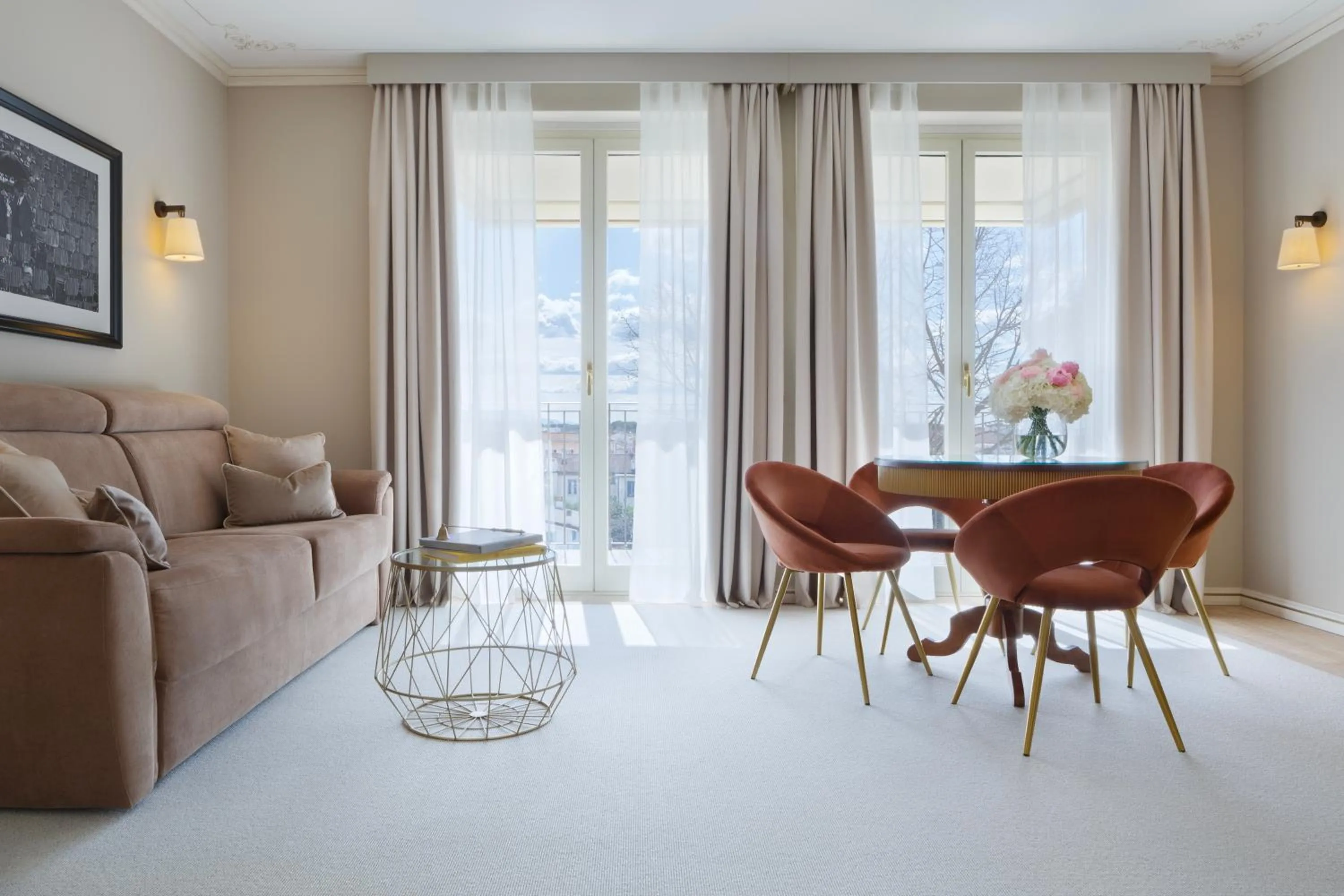 Living room in Grand Hotel Imperiale