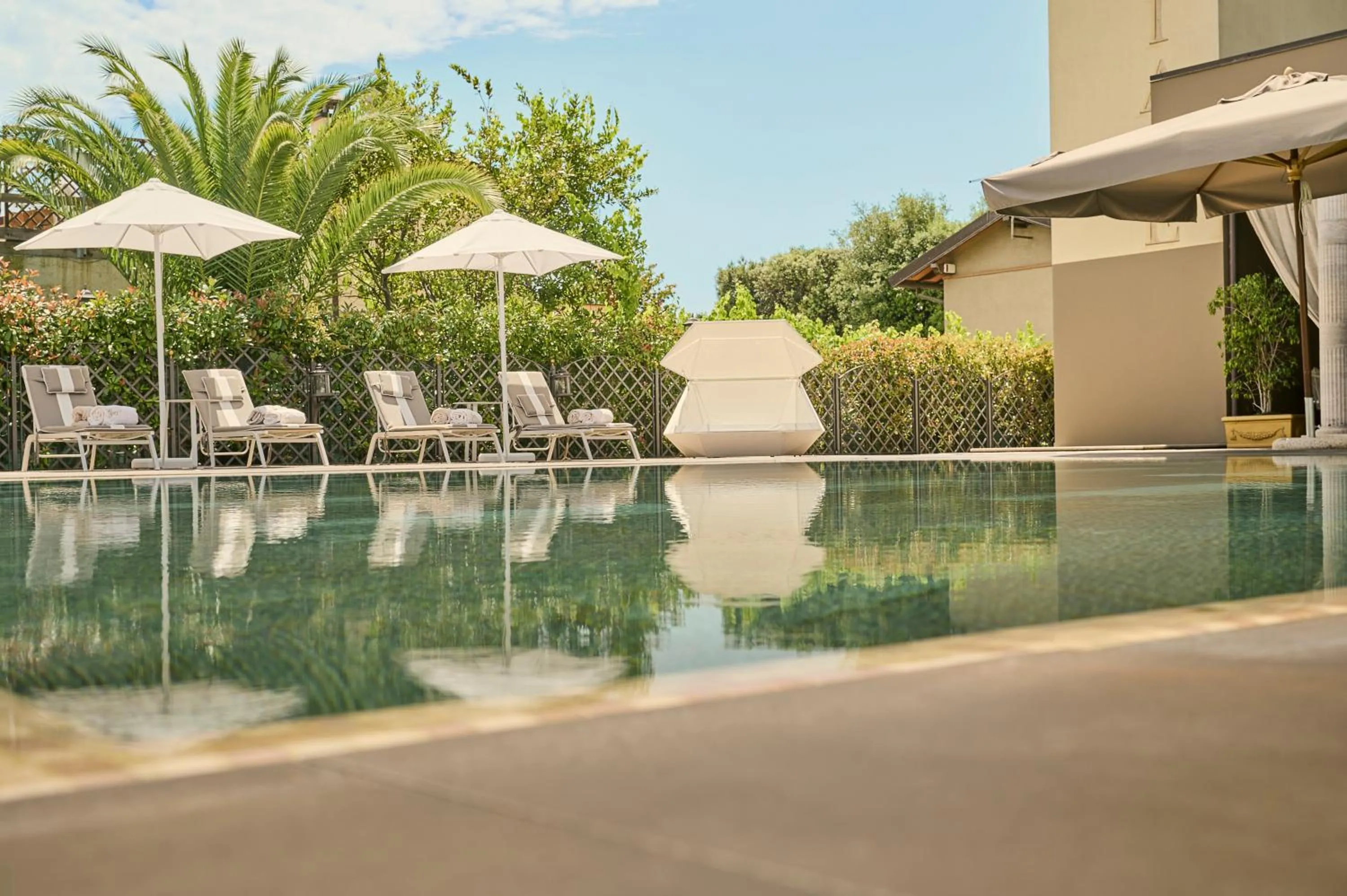 Swimming pool in Grand Hotel Imperiale