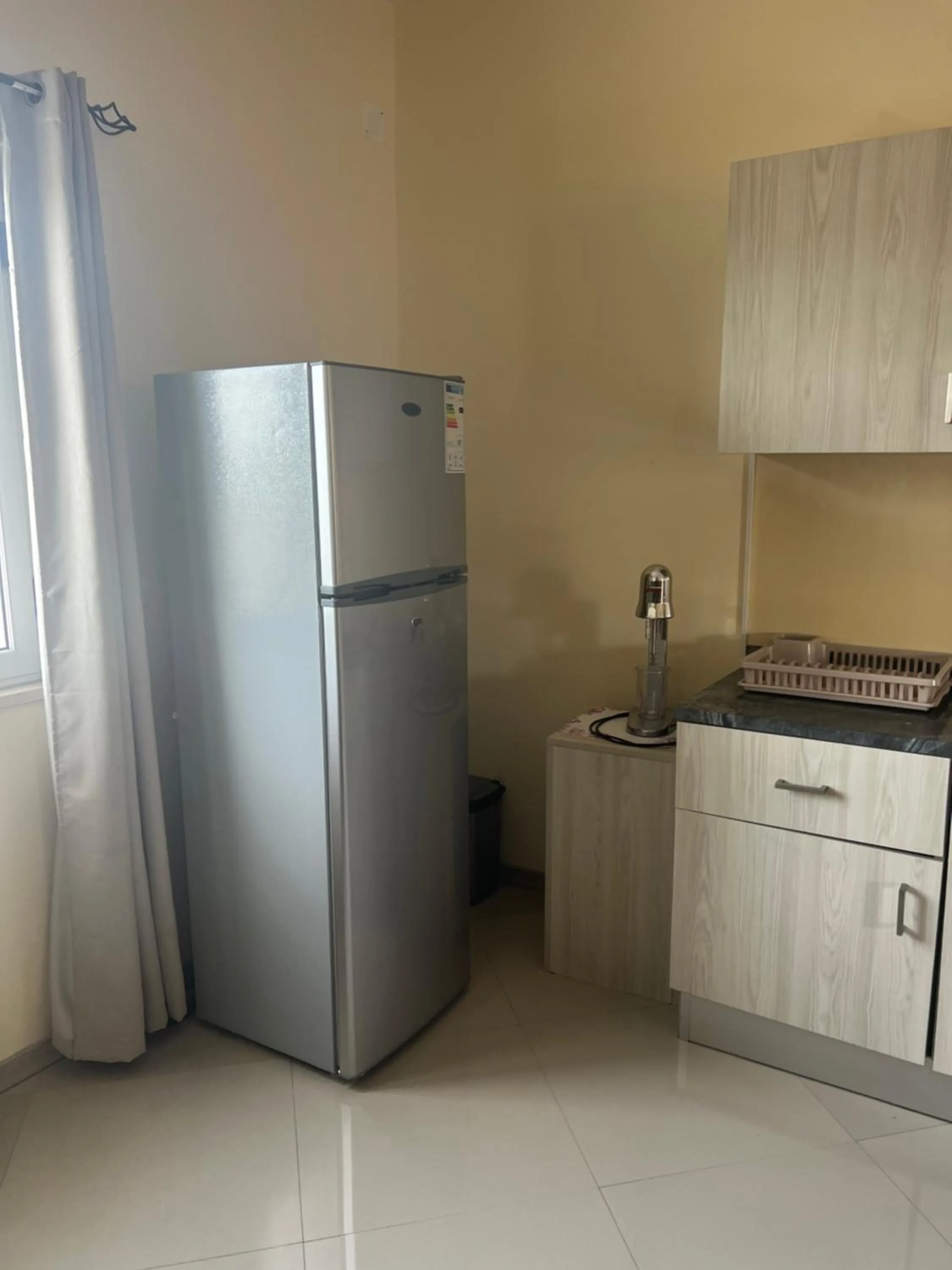 Kitchen or kitchenette in Praia Capital Residence Aparthotel