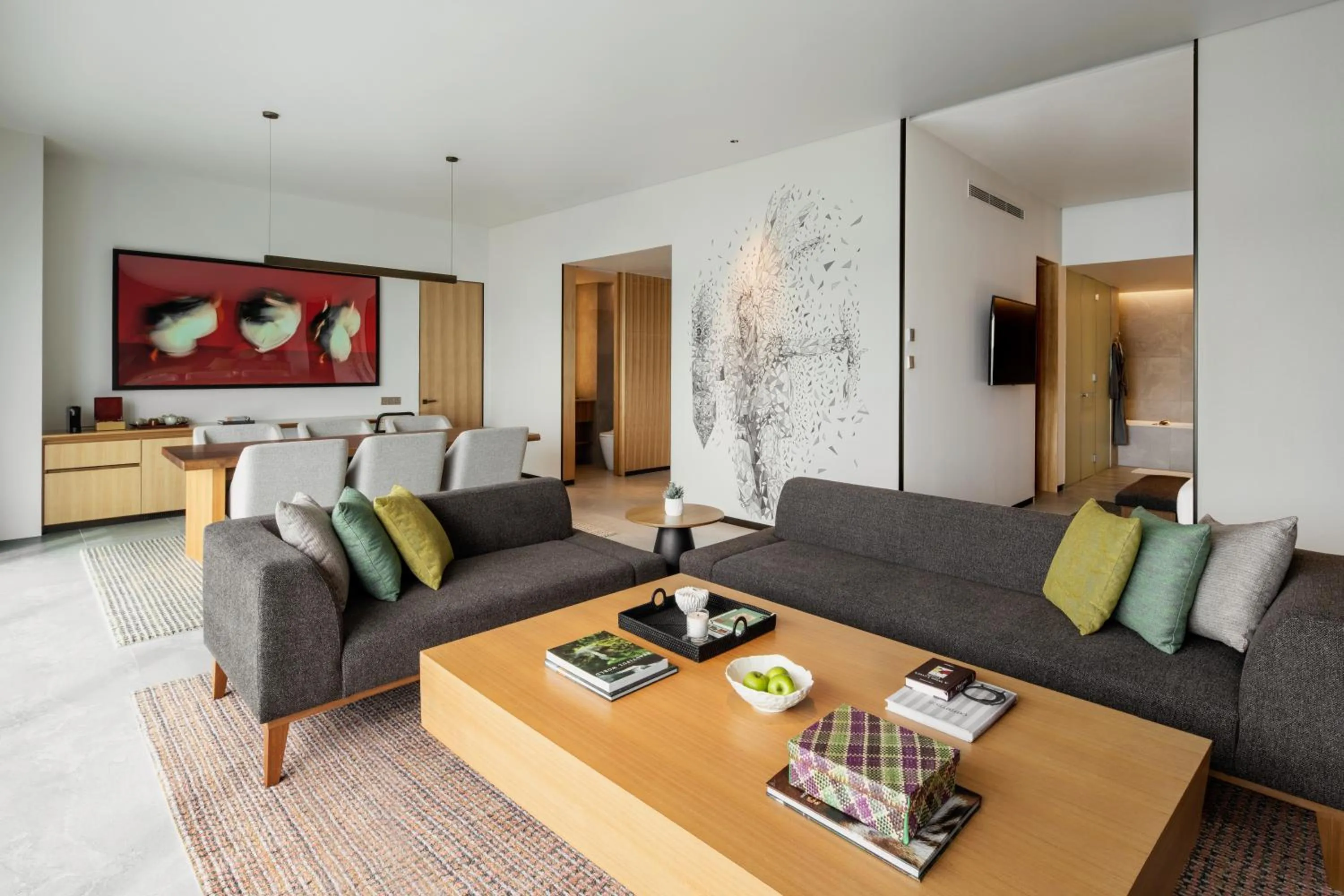 Living room in Hyatt Centric Kota Kinabalu