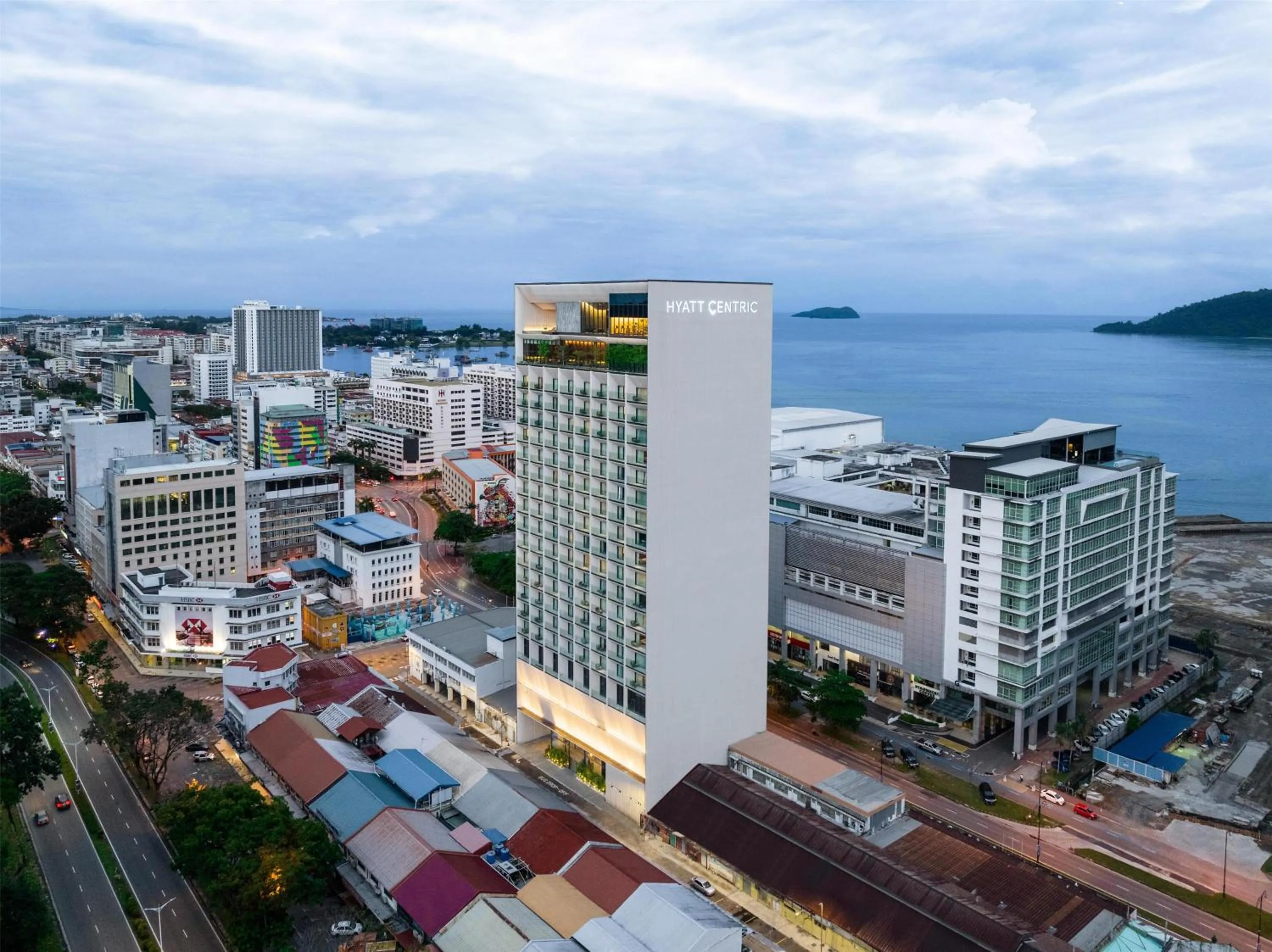 Property building in Hyatt Centric Kota Kinabalu