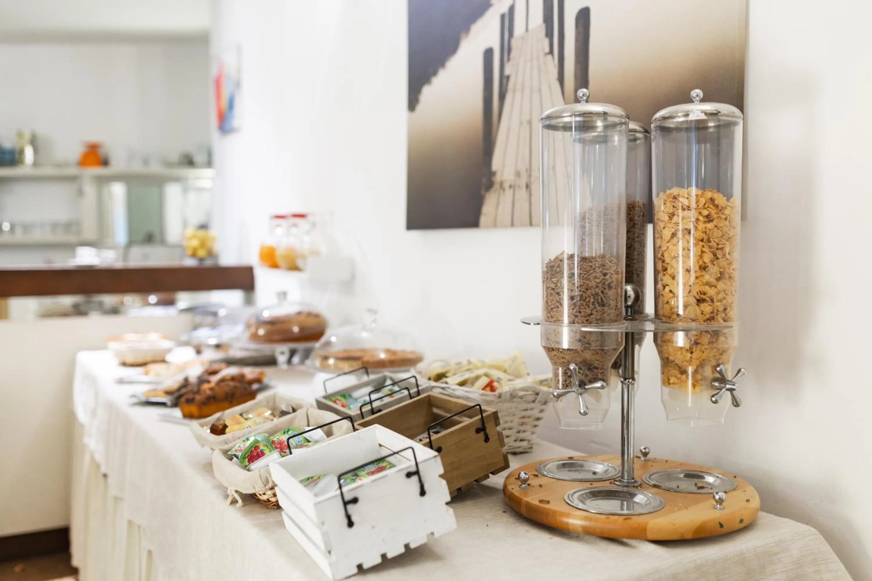 Buffet breakfast in Bi Hotel