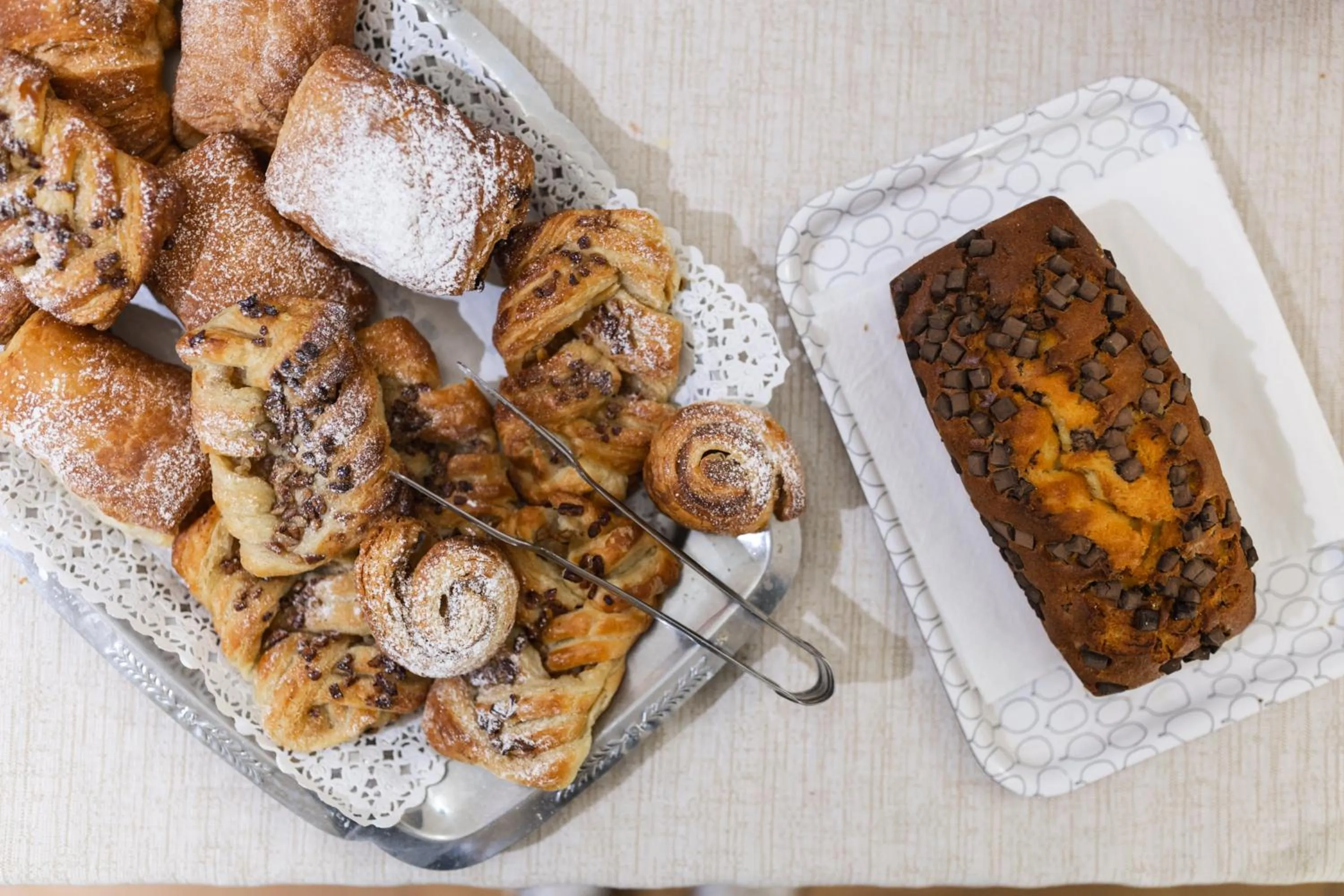 Buffet breakfast in Bi Hotel