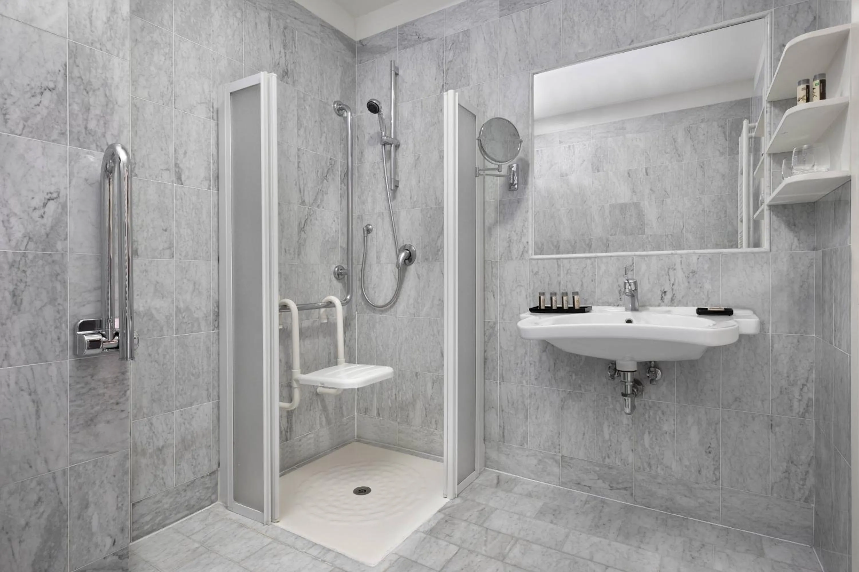 Bathroom in Renaissance Tuscany Il Ciocco Resort & Spa