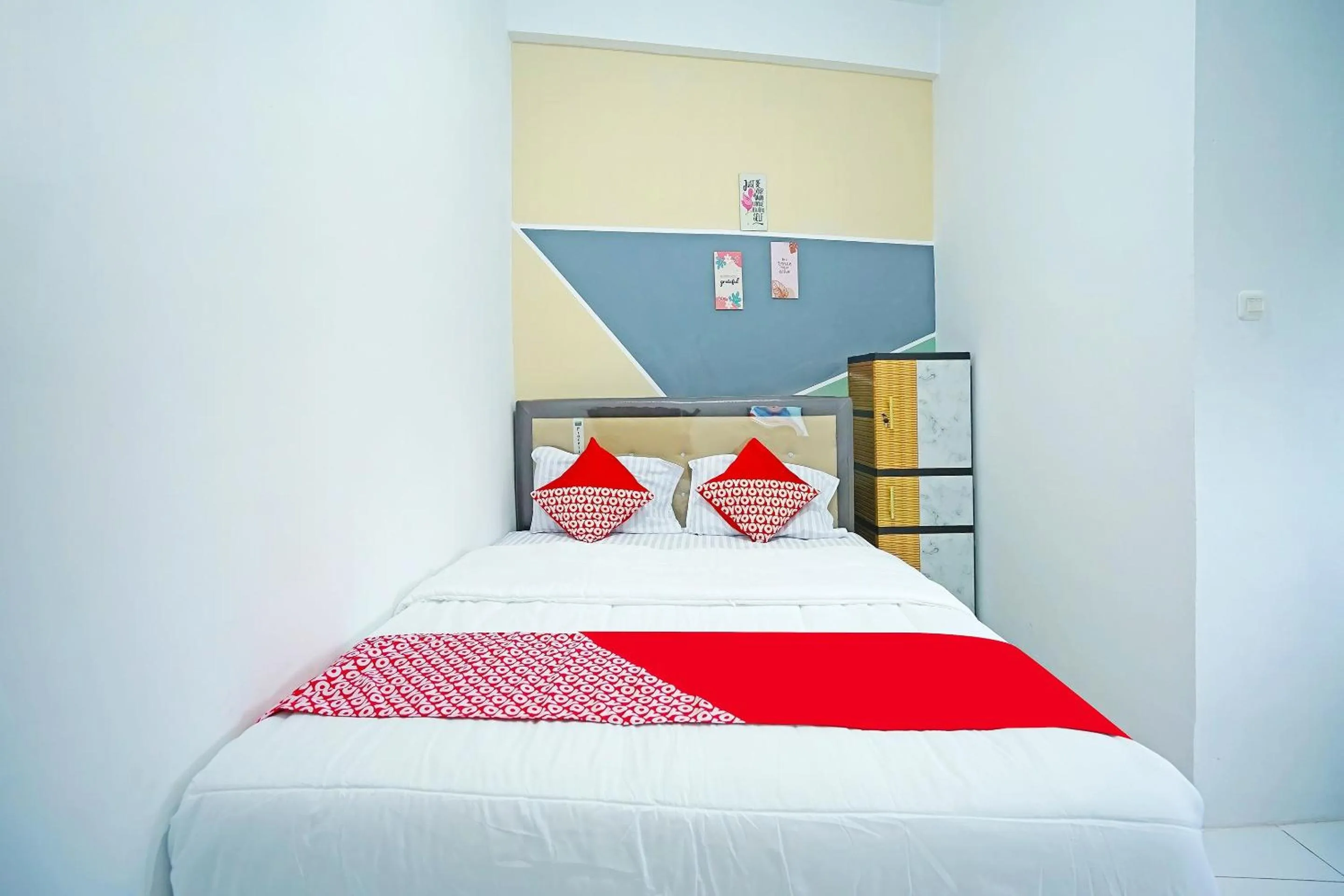 Bedroom in Hotel O Kost Bangau Syariah