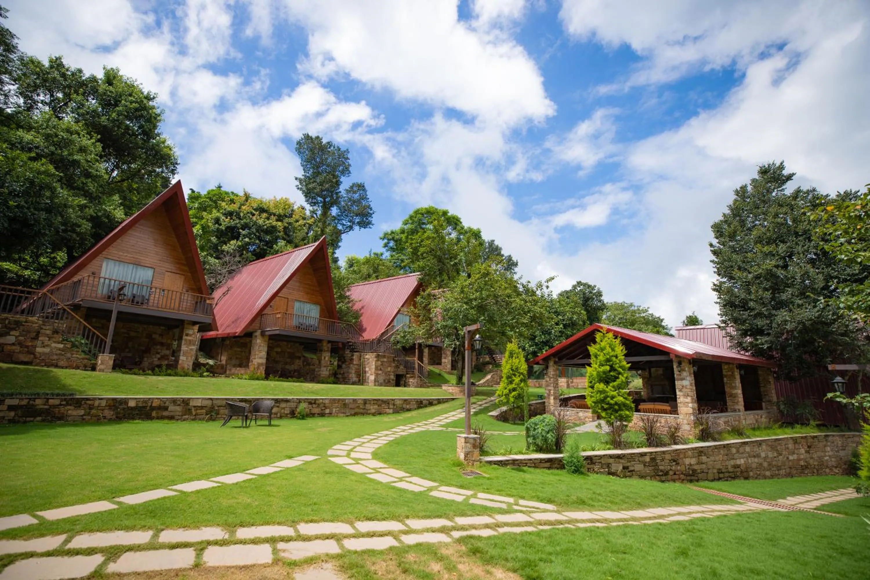 Garden view in The Pear Orchard By Countryside