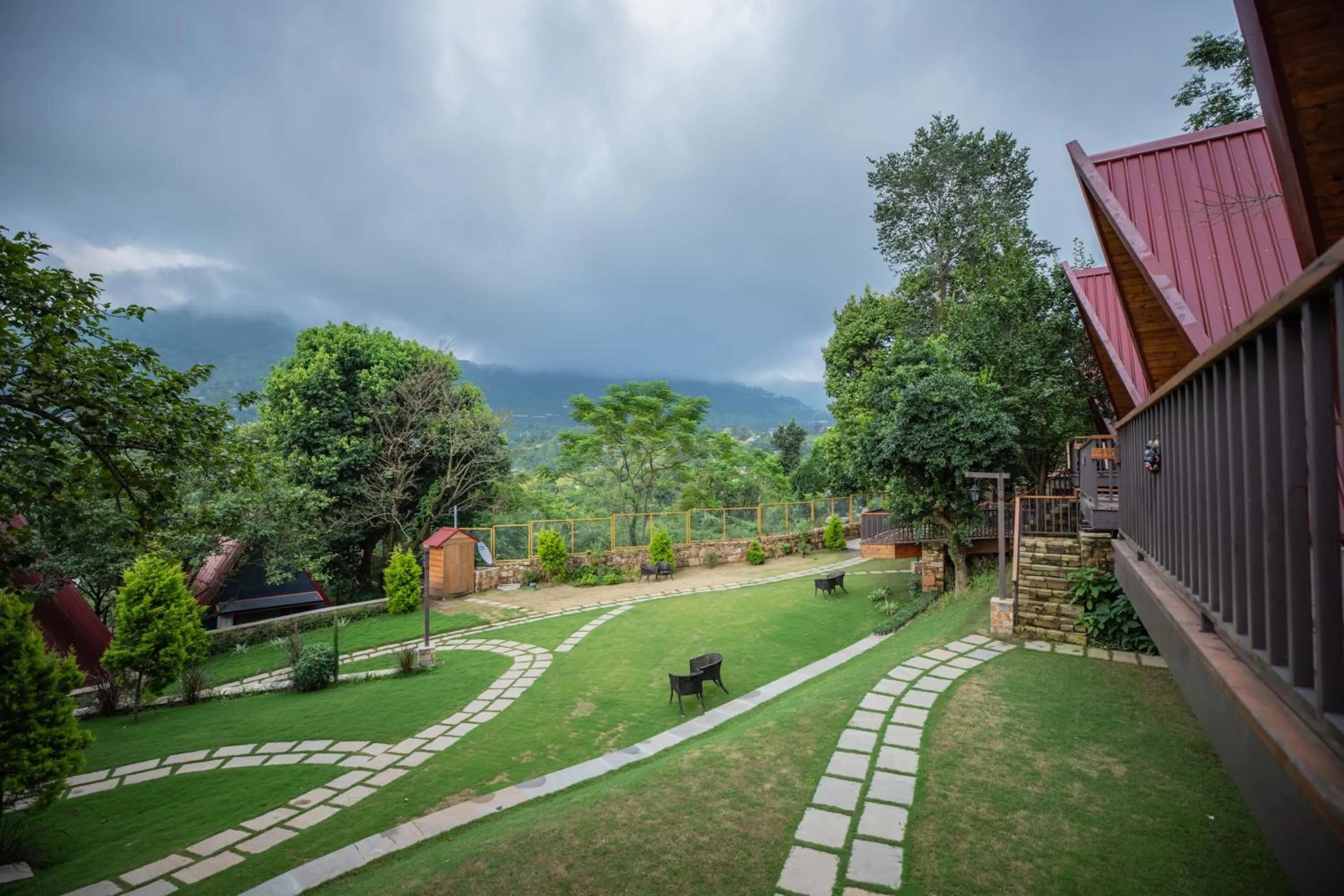 Garden view in The Pear Orchard By Countryside