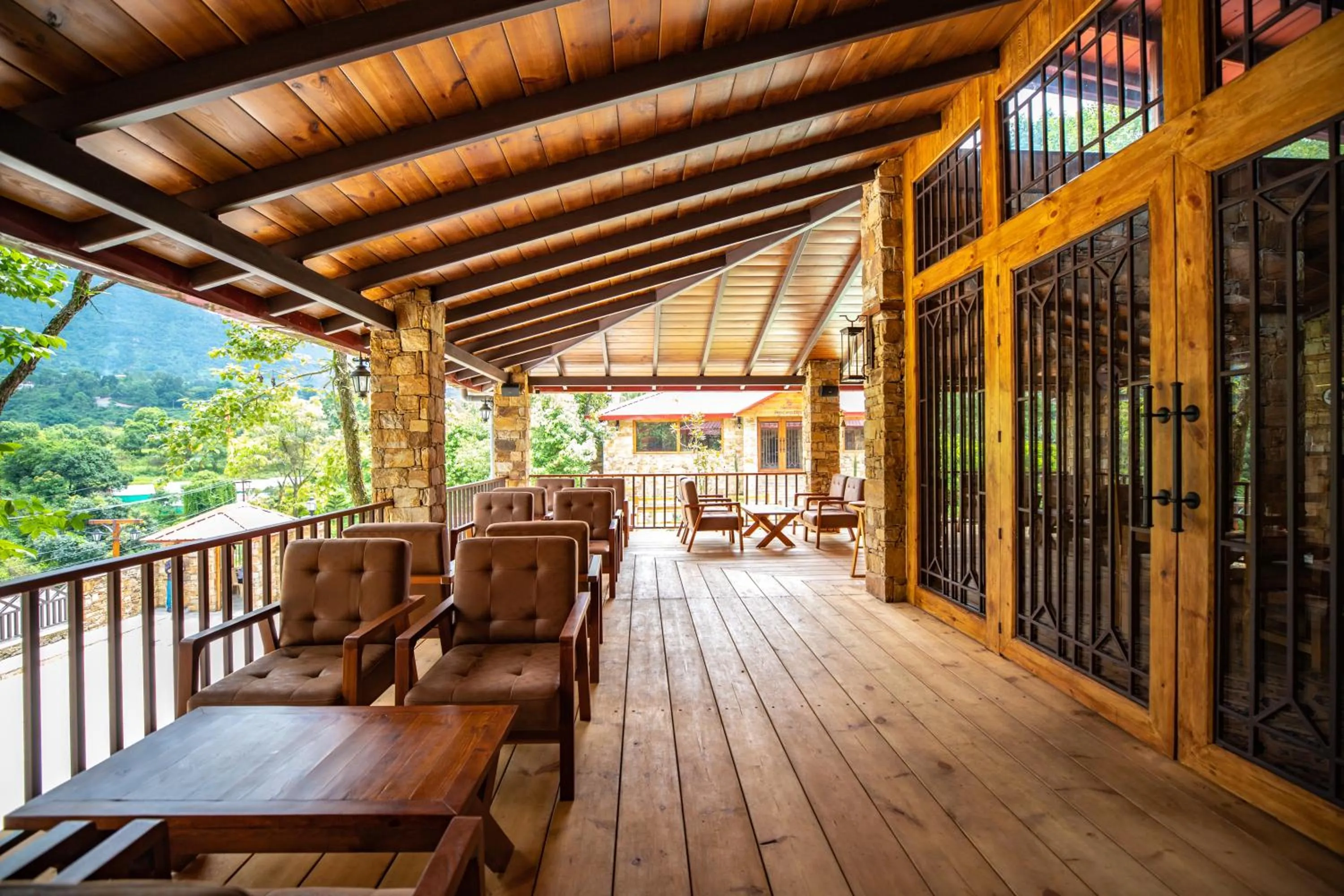 Seating area in The Pear Orchard By Countryside