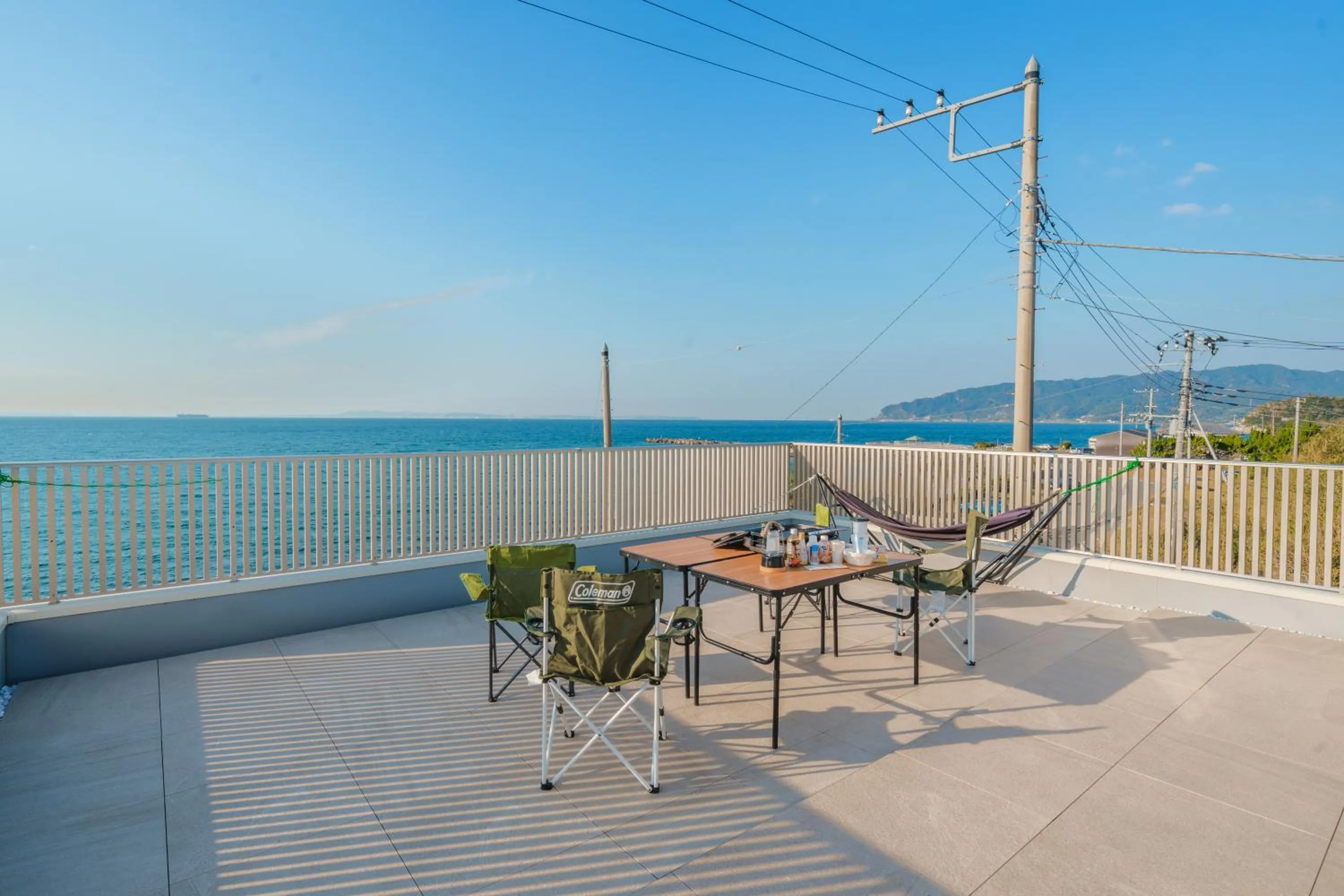 Balcony/Terrace in Ryu shi ma Ocean View Villa
