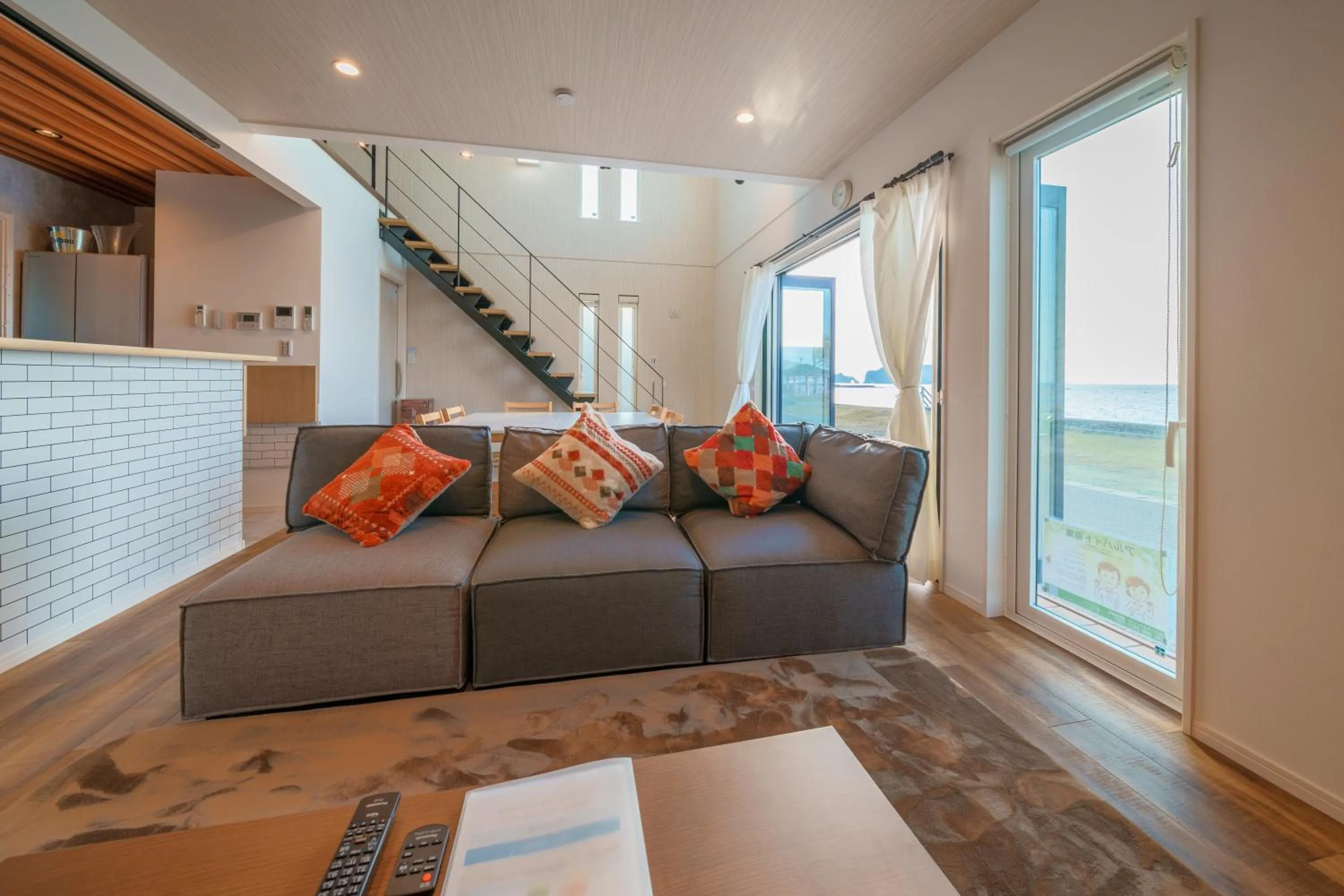 Living room in Ryu shi ma Ocean View Villa