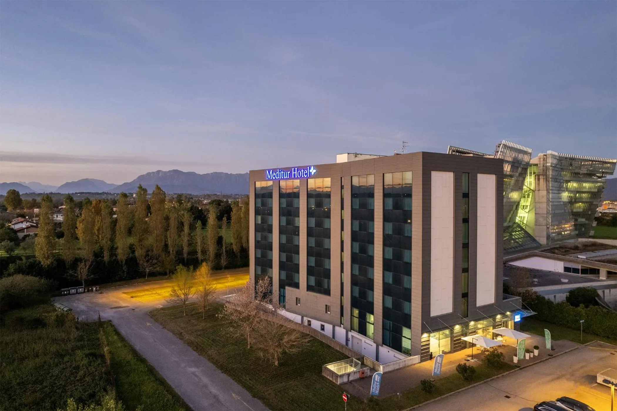 Property building in Meditur Hotel Udine Nord