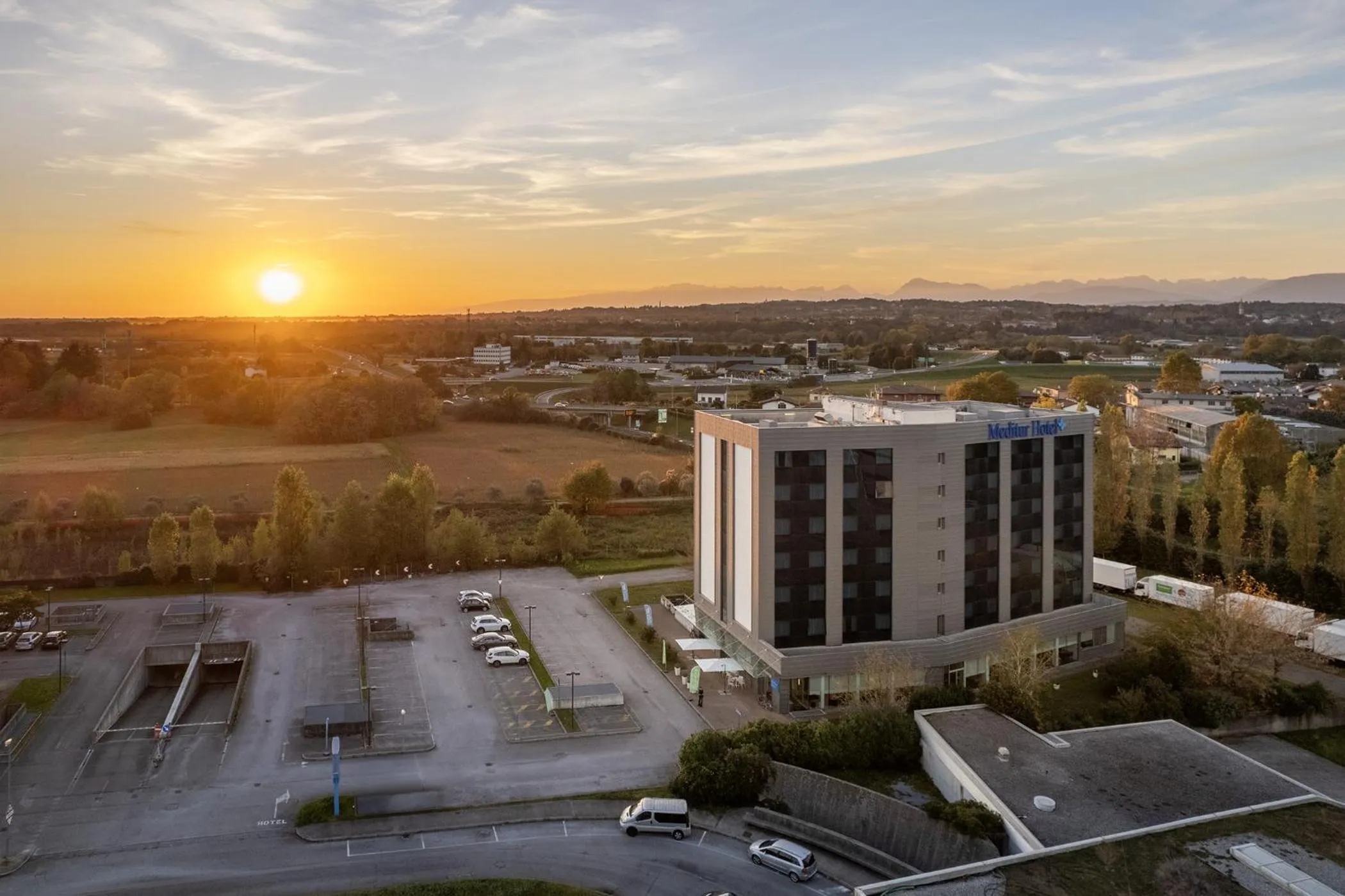 Property building in Meditur Hotel Udine Nord