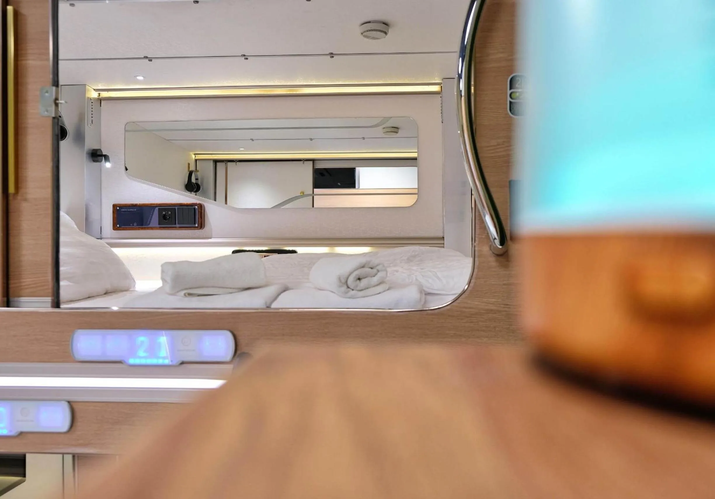 Bedroom in Ljubljana Capsule Hostel