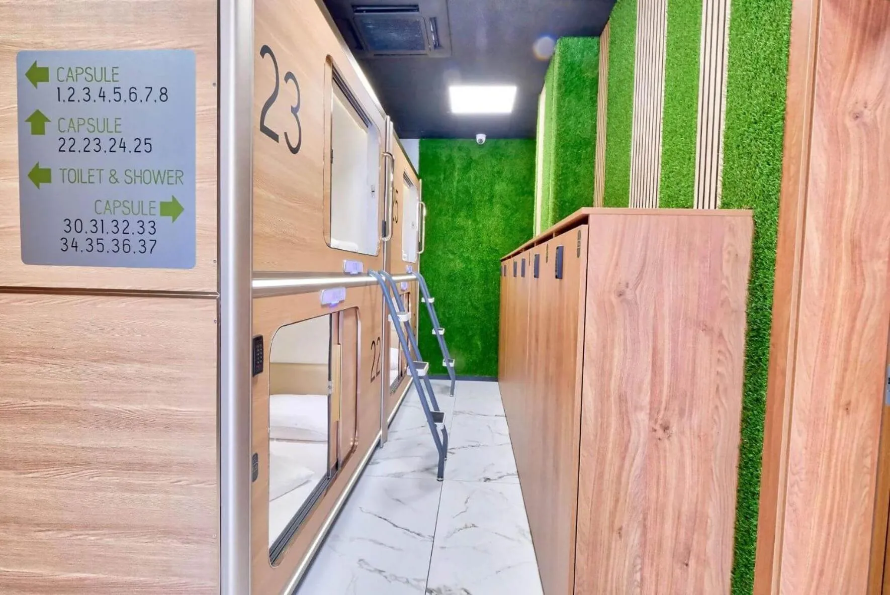 Bedroom in Ljubljana Capsule Hostel