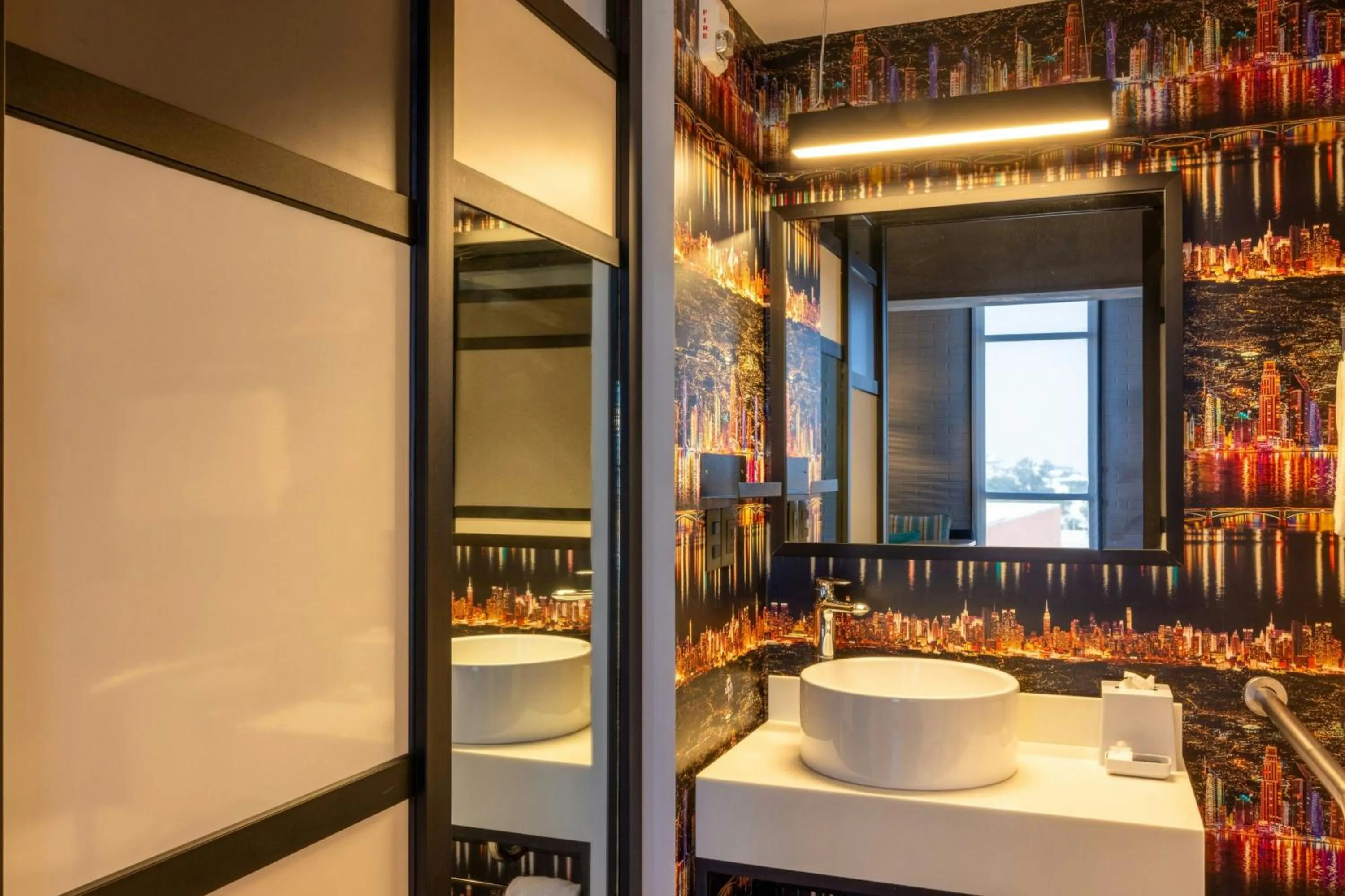 Bathroom in Aloft Guadalajara Sur