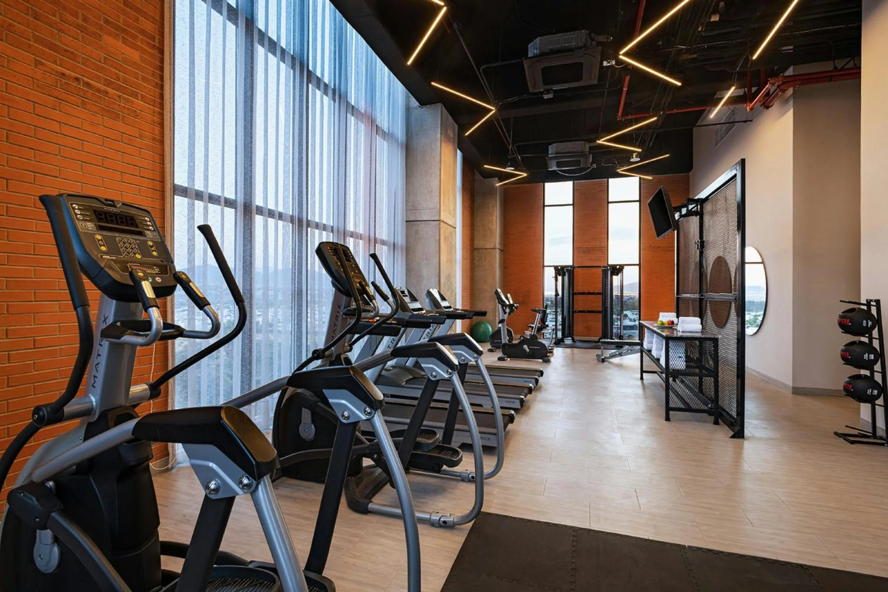 Fitness centre/facilities in Aloft Guadalajara Sur