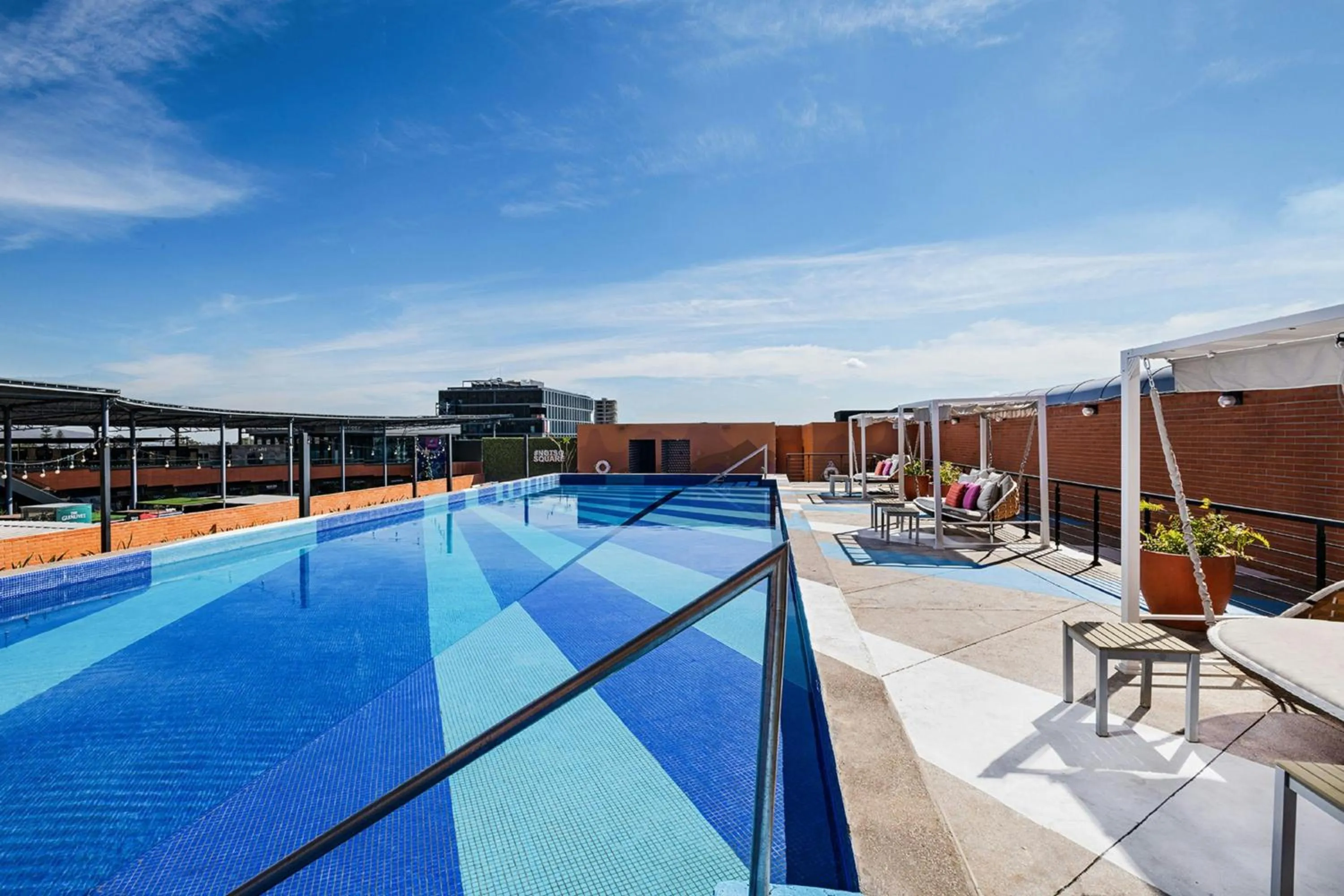 Swimming pool in Aloft Guadalajara Sur