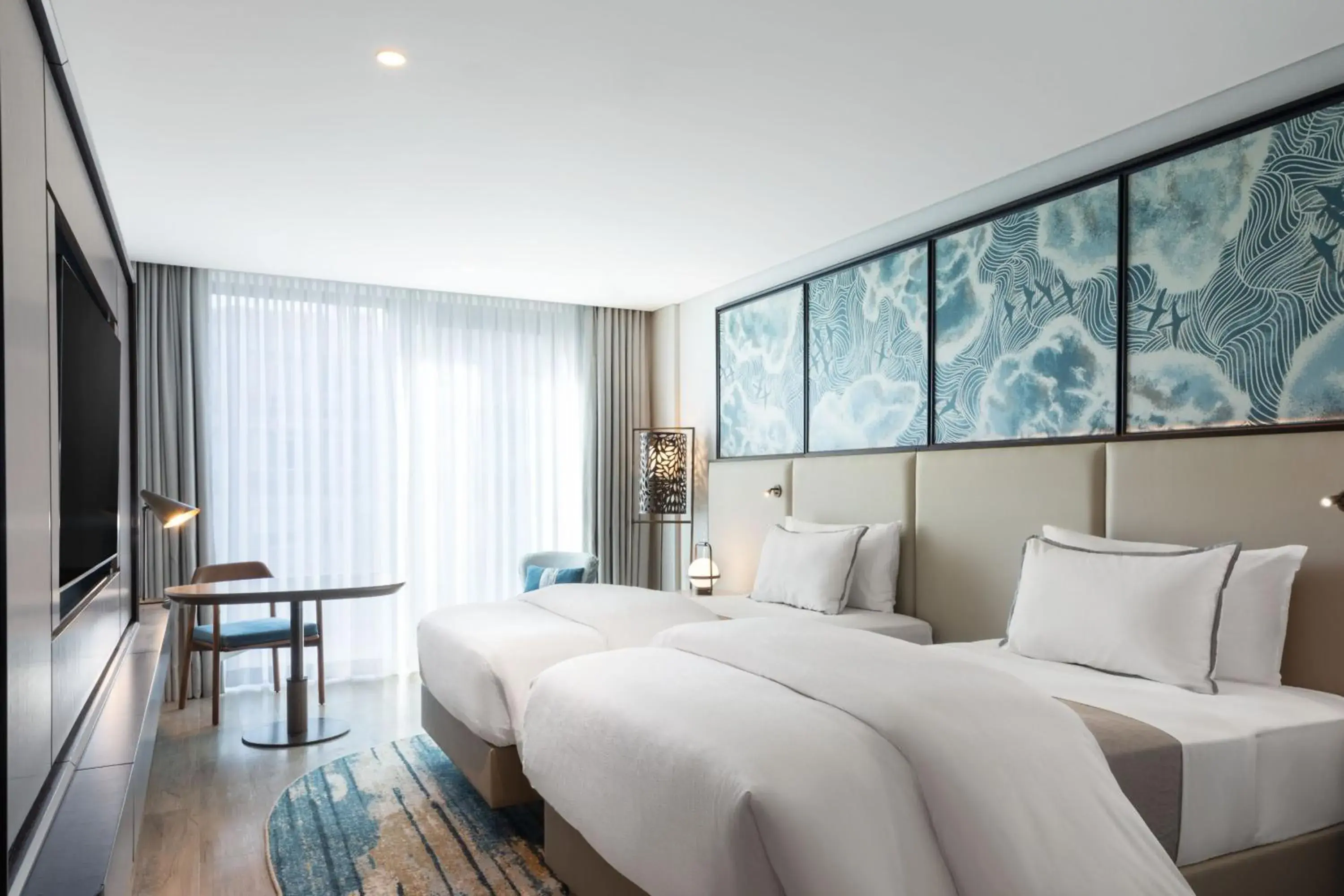 Deluxe Twin Room with City View in The Westin Istanbul Nisantasi Deluxe Twin Room with City View in The Westin Istanbul Nisantasi