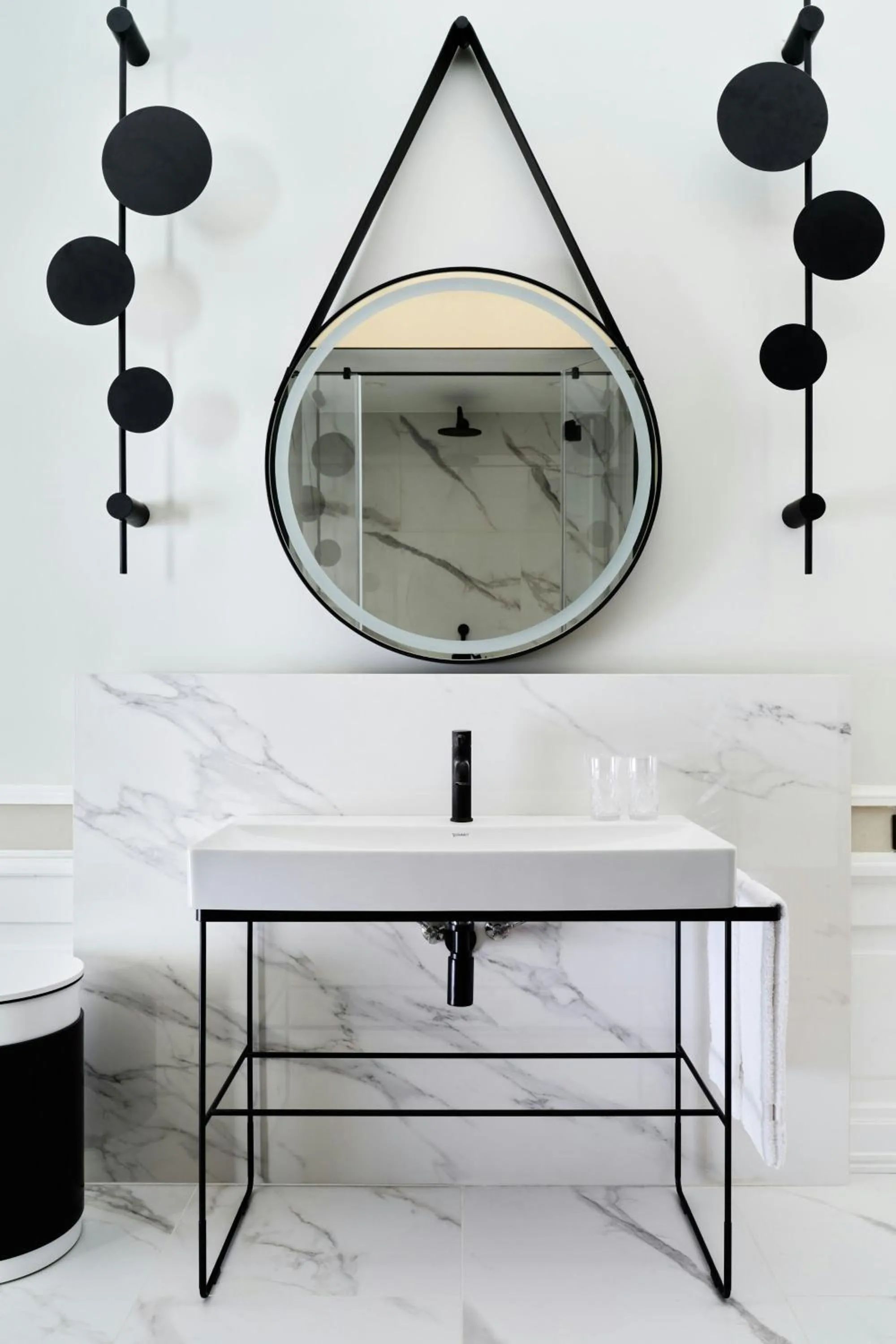 Bathroom in Hotel Verte, Warsaw, Autograph Collection