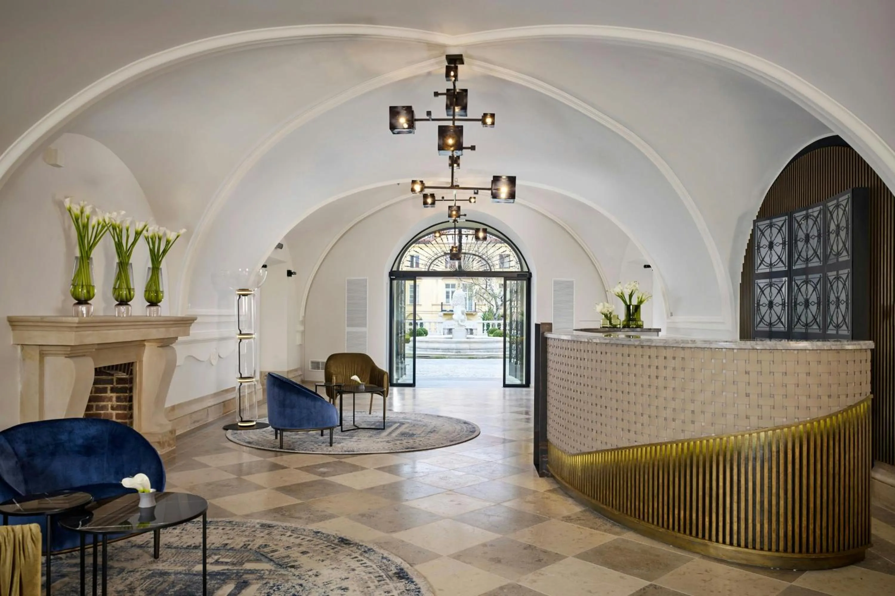 Lobby or reception in Hotel Verte, Warsaw, Autograph Collection