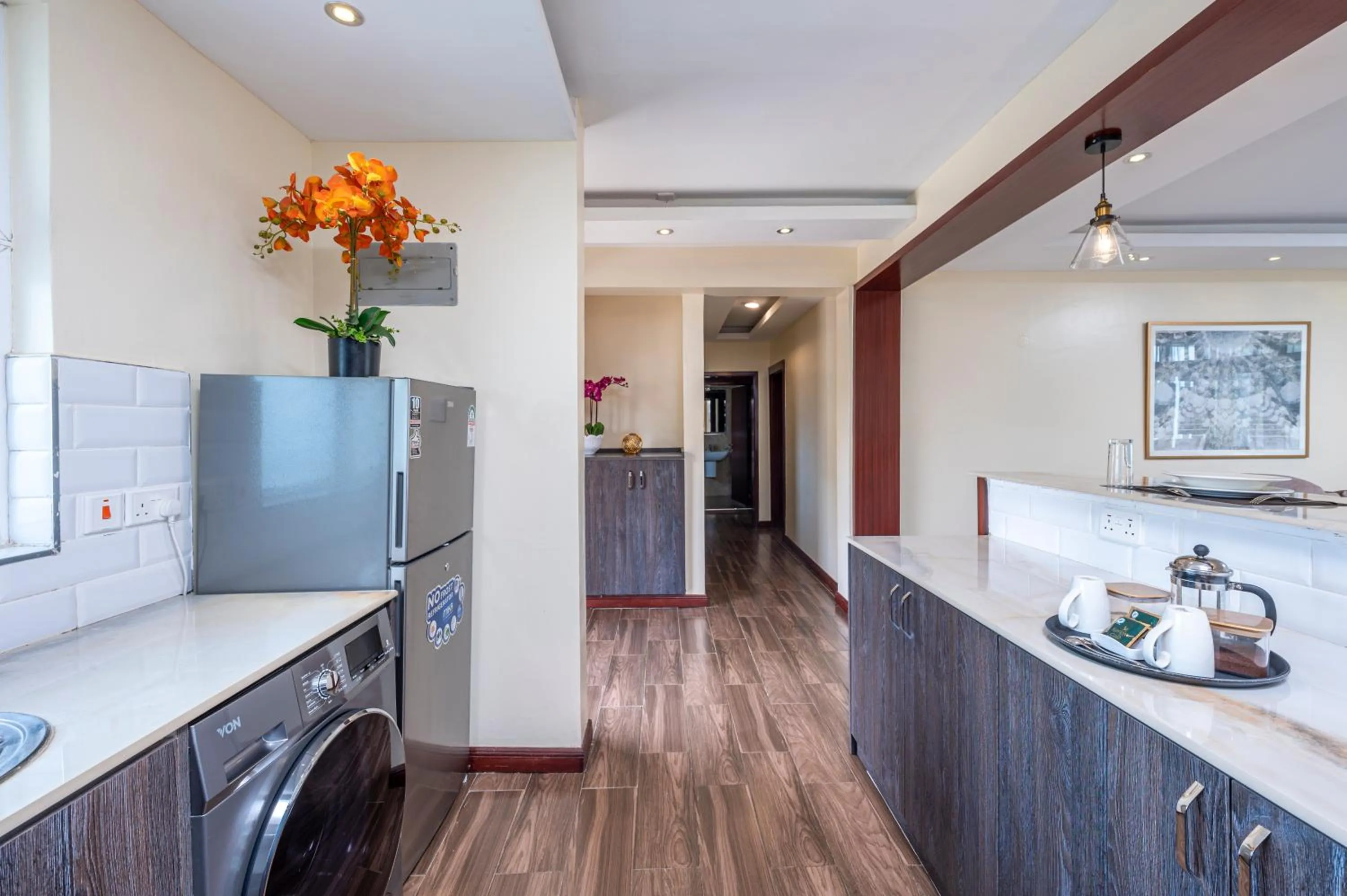Kitchen or kitchenette in Roma Court Serviced Apartments