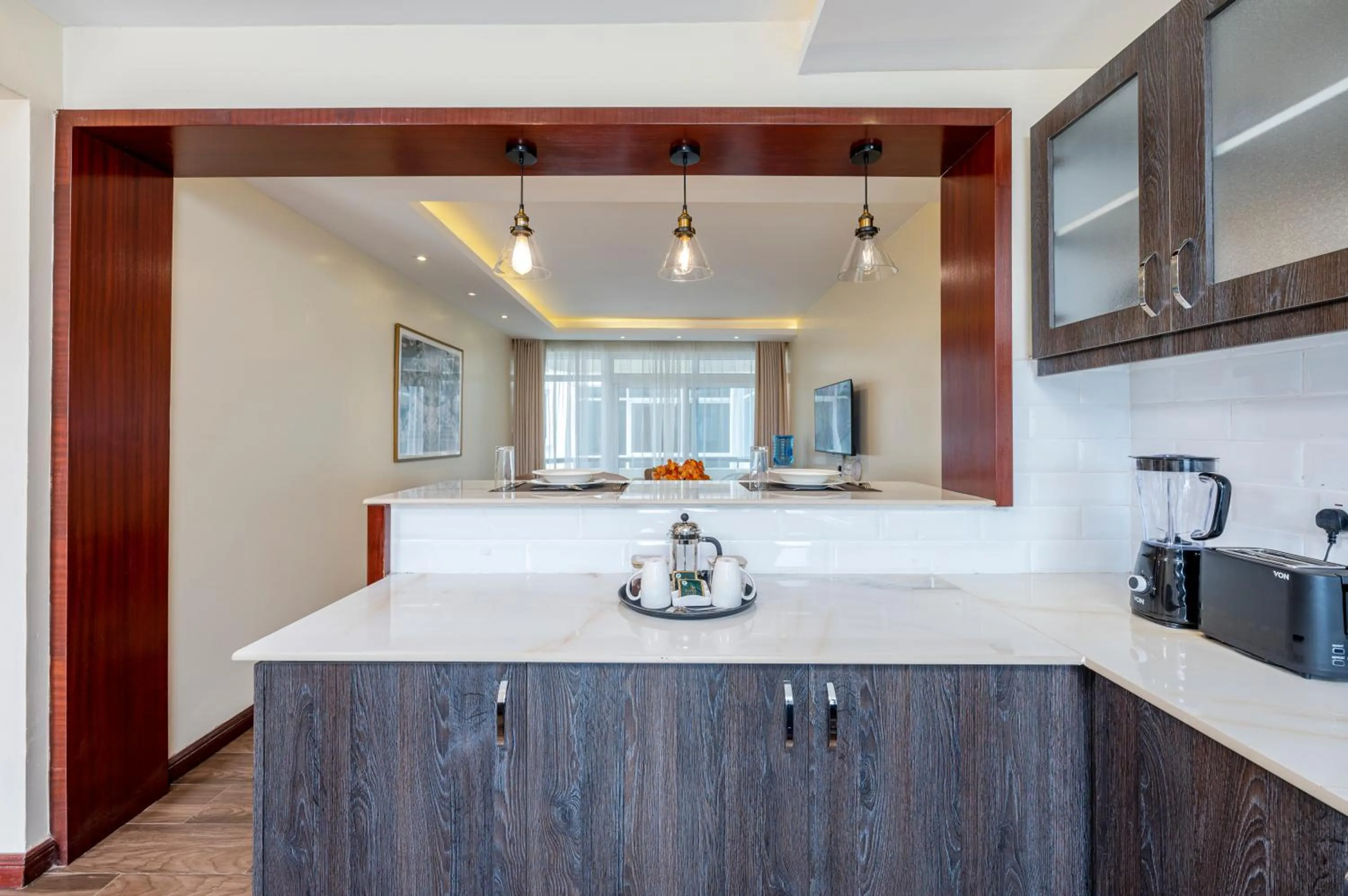 Kitchen or kitchenette in Roma Court Serviced Apartments