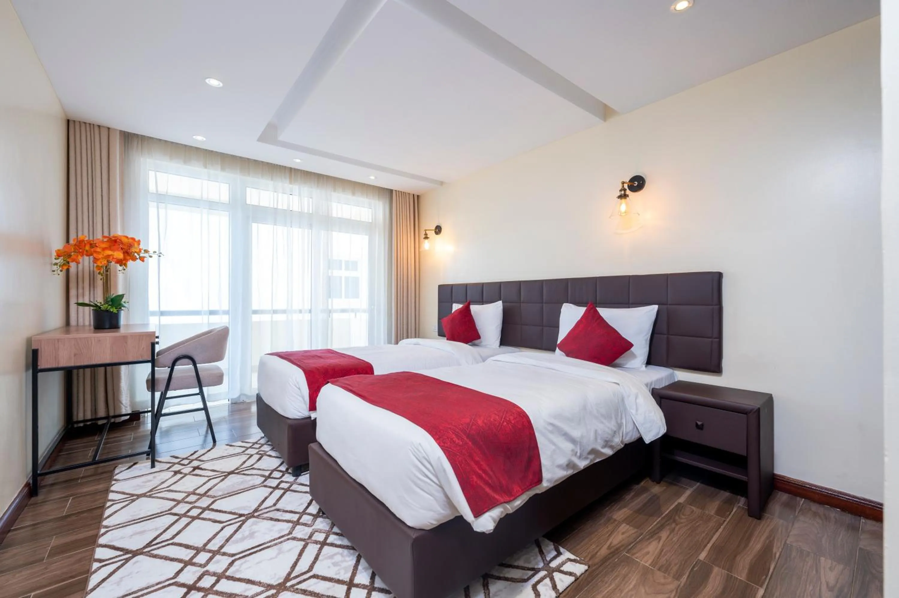 Bedroom, Bed in Roma Court Serviced Apartments