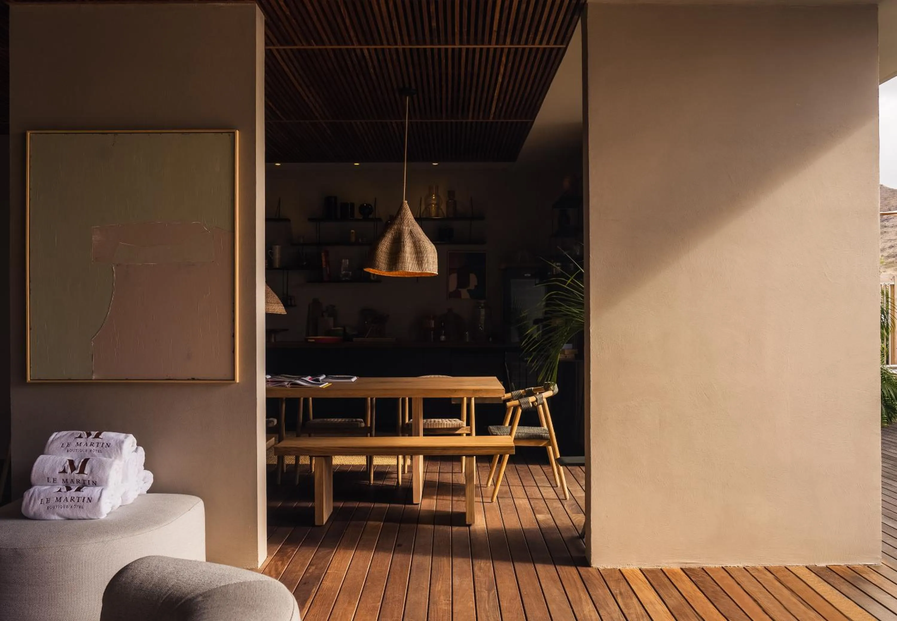 Seating area in Le Martin Boutique Hôtel