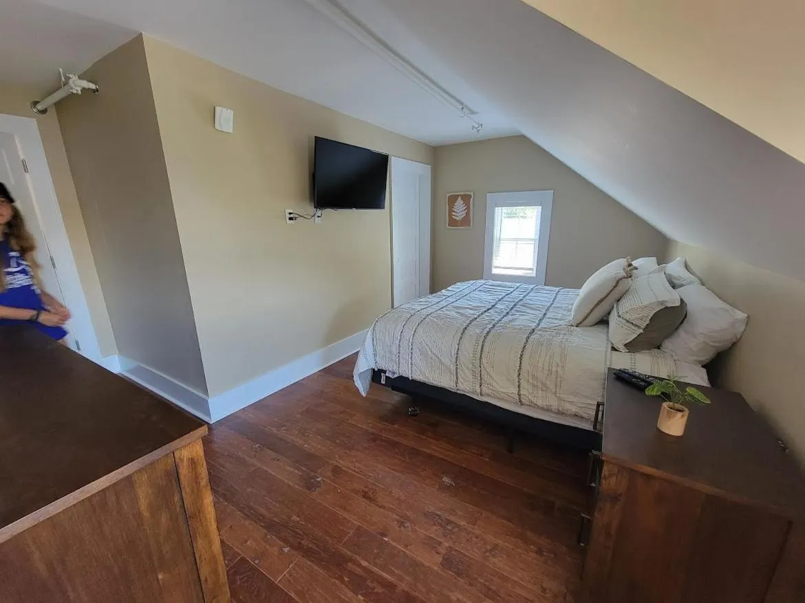 Bed in The Hidden Inn