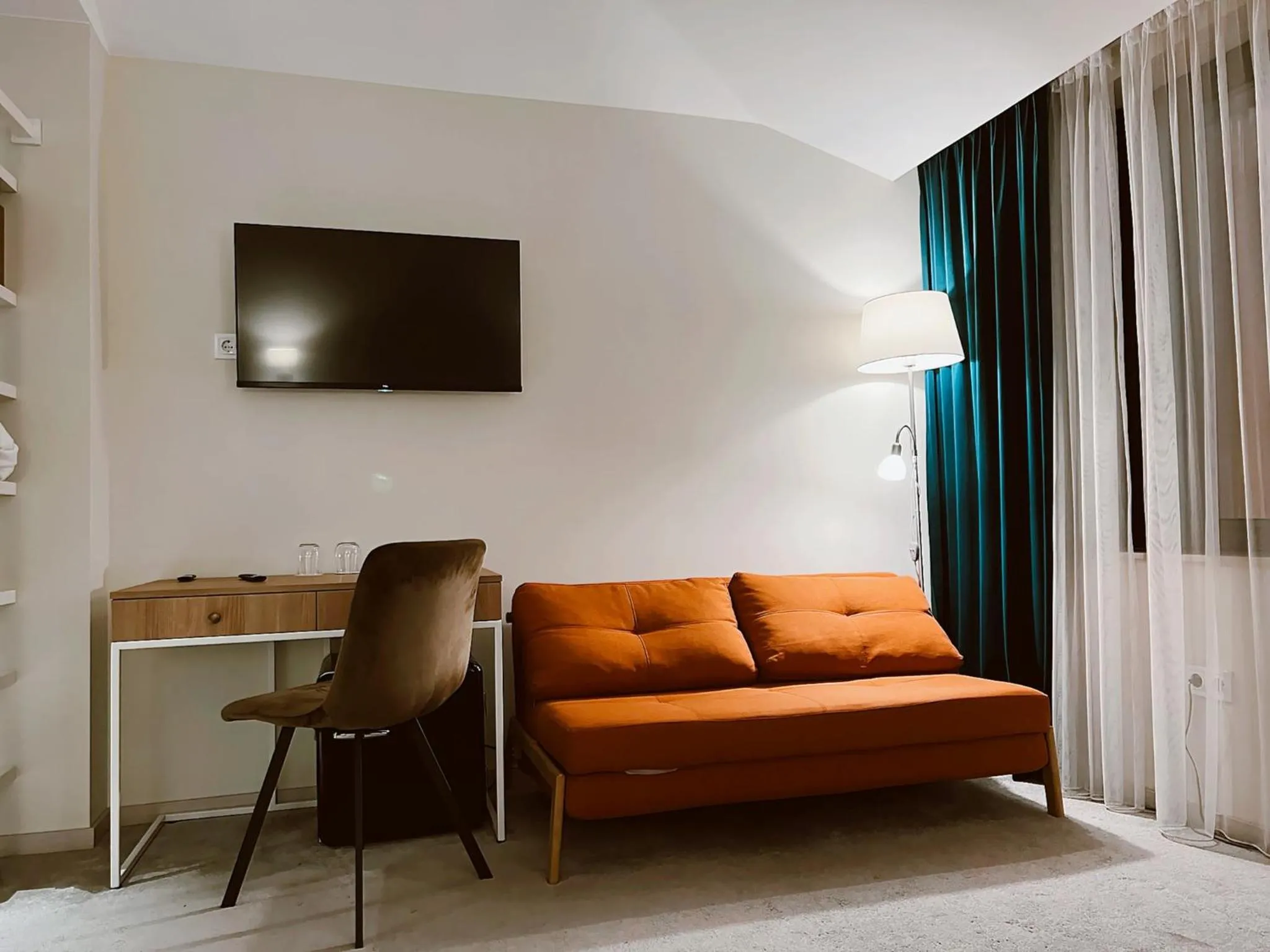 Seating area in EPIGRAPH Design Hotel