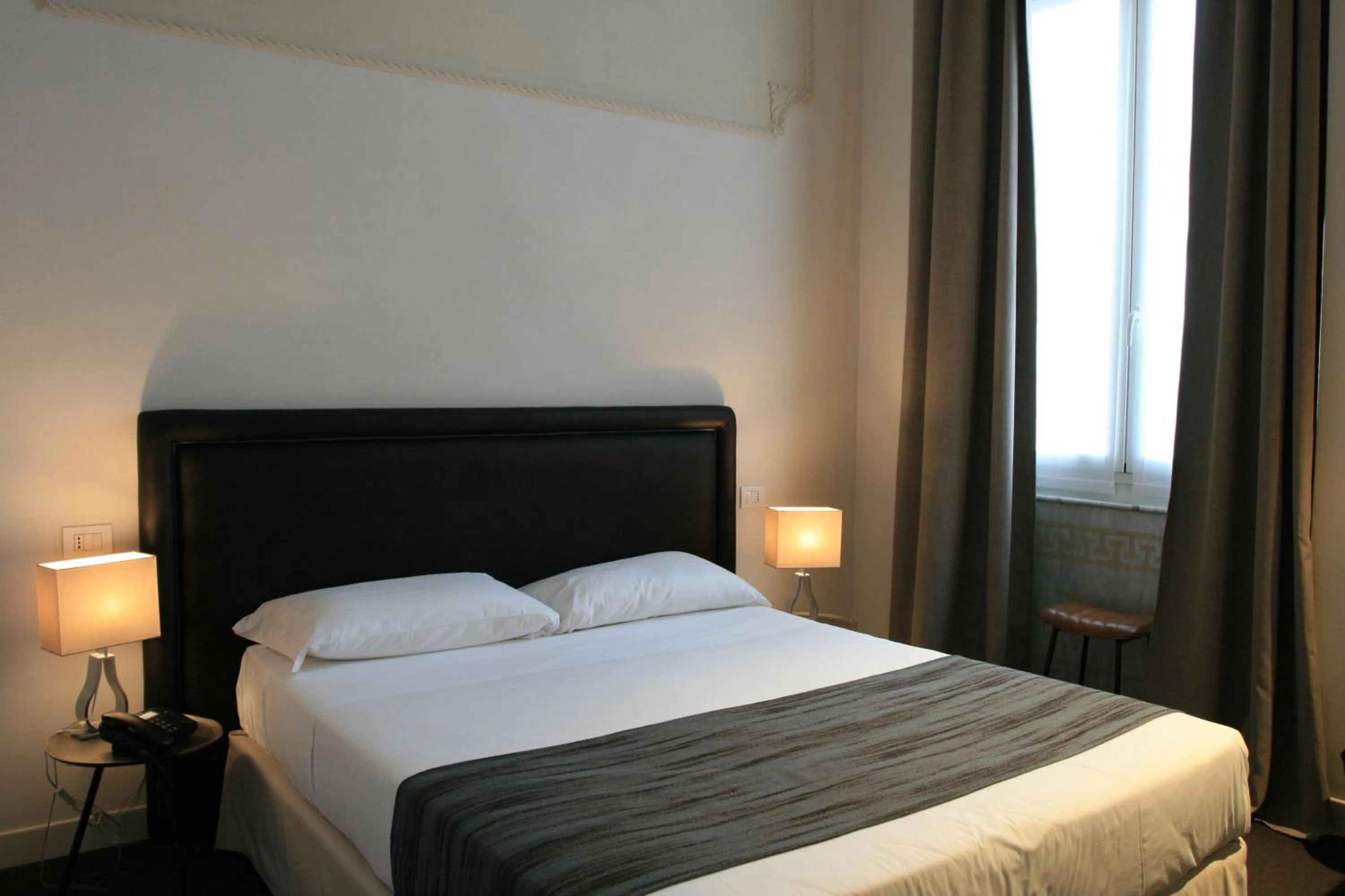 Bed in Hotel Palazzo Vannoni