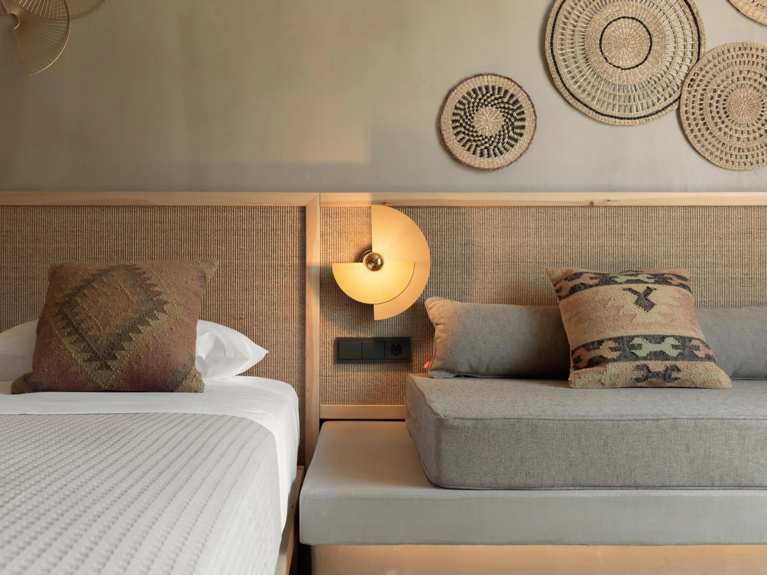 Living room, Bed in NERĒA Boutique Hotel