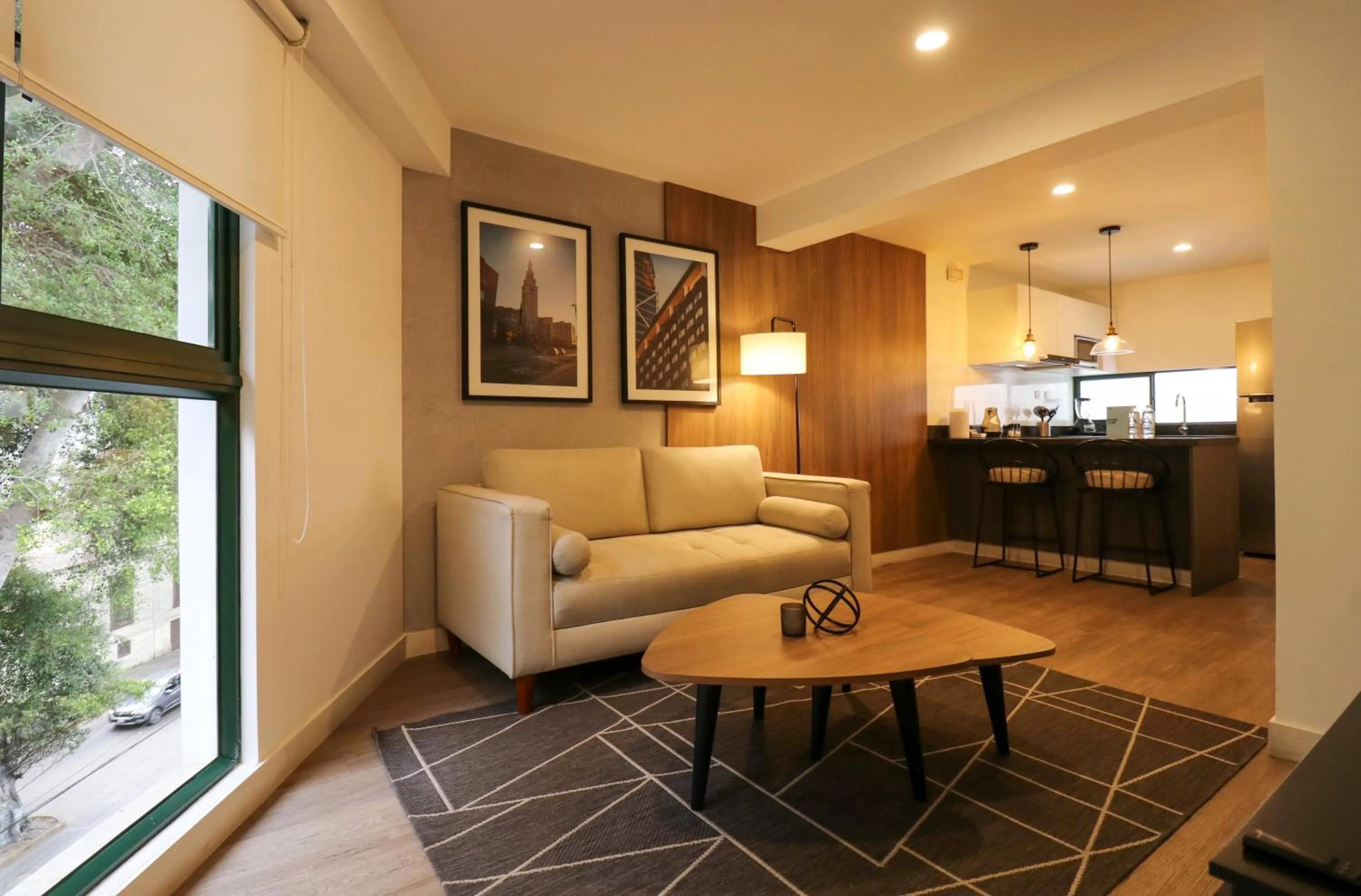 Living room in Monumental by Wynwood House