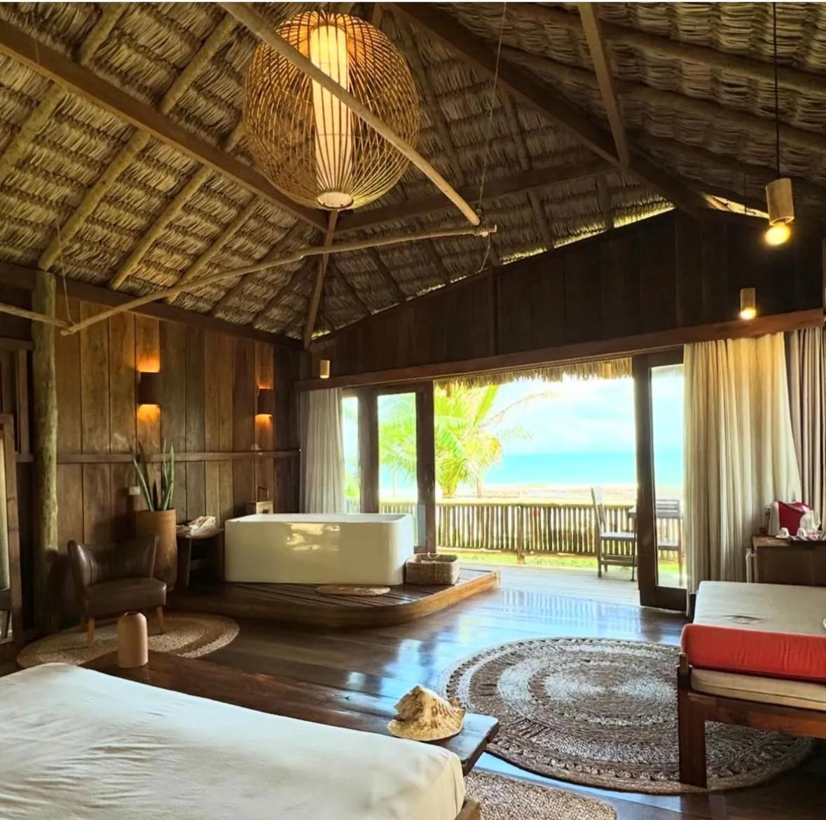 Bedroom, Bed in Villa Mango