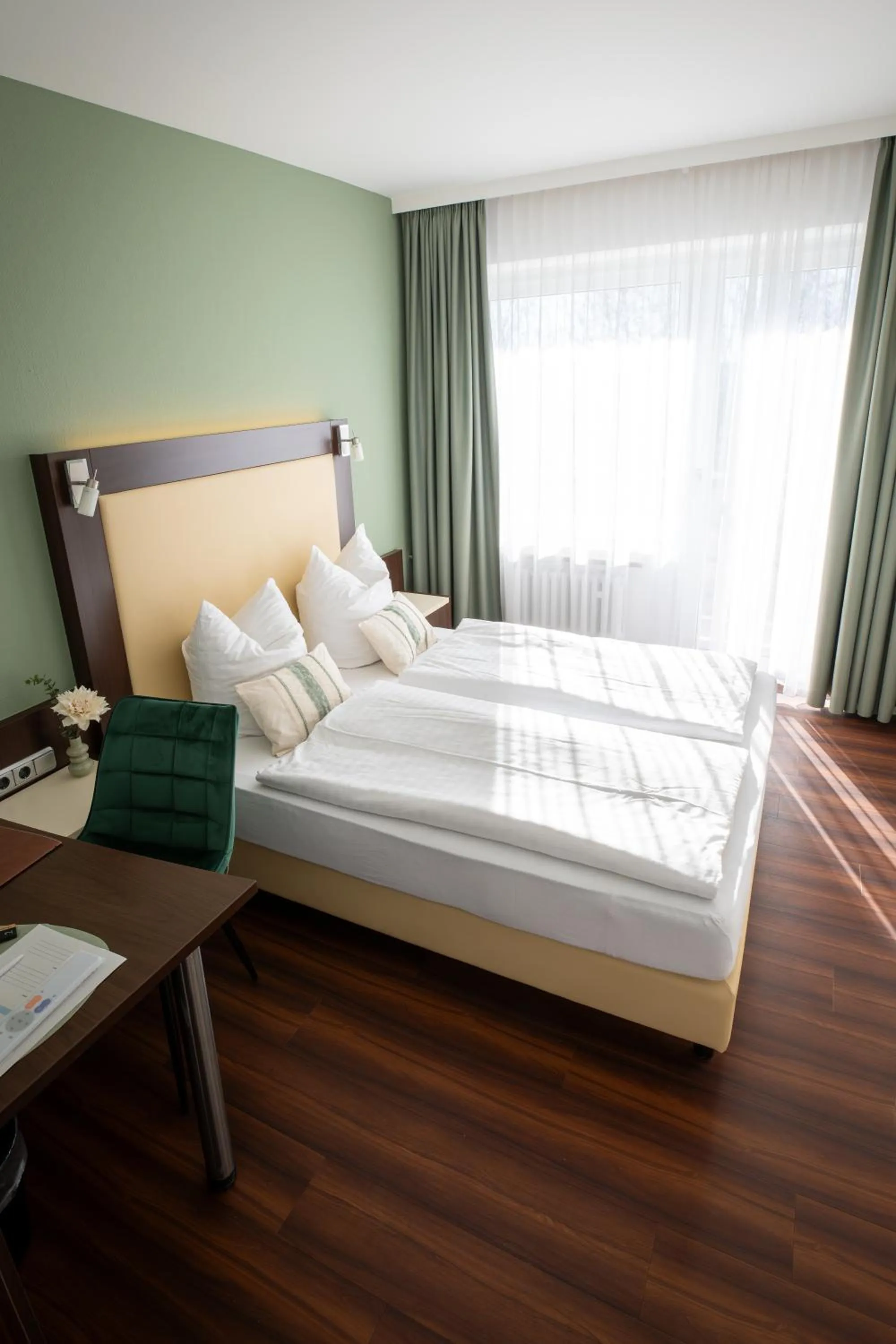 Bed in Gästehaus am Räuschenberg