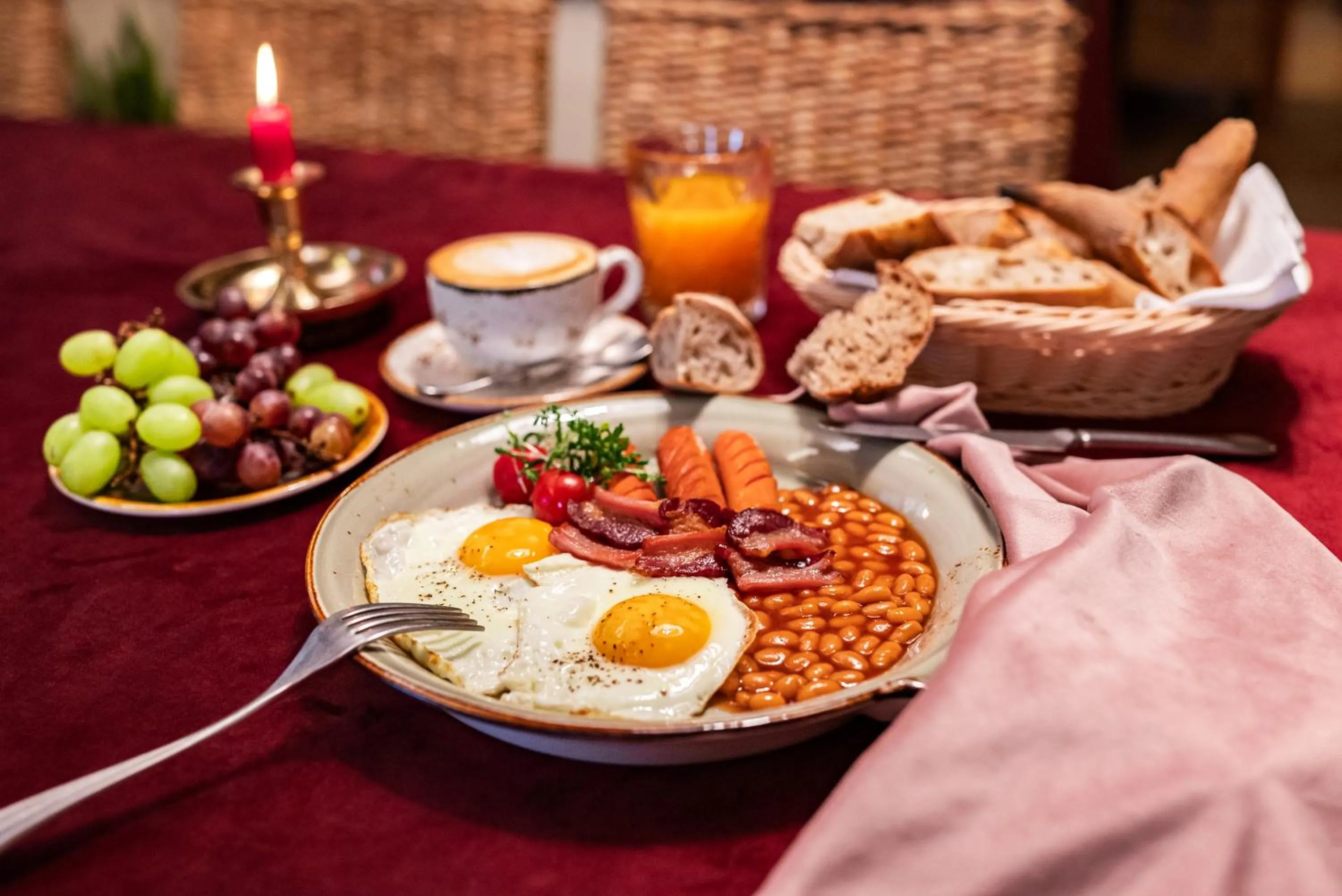 Breakfast in Klaudia's Hotel & Restaurant at Golf Resort, Bač Šamorín